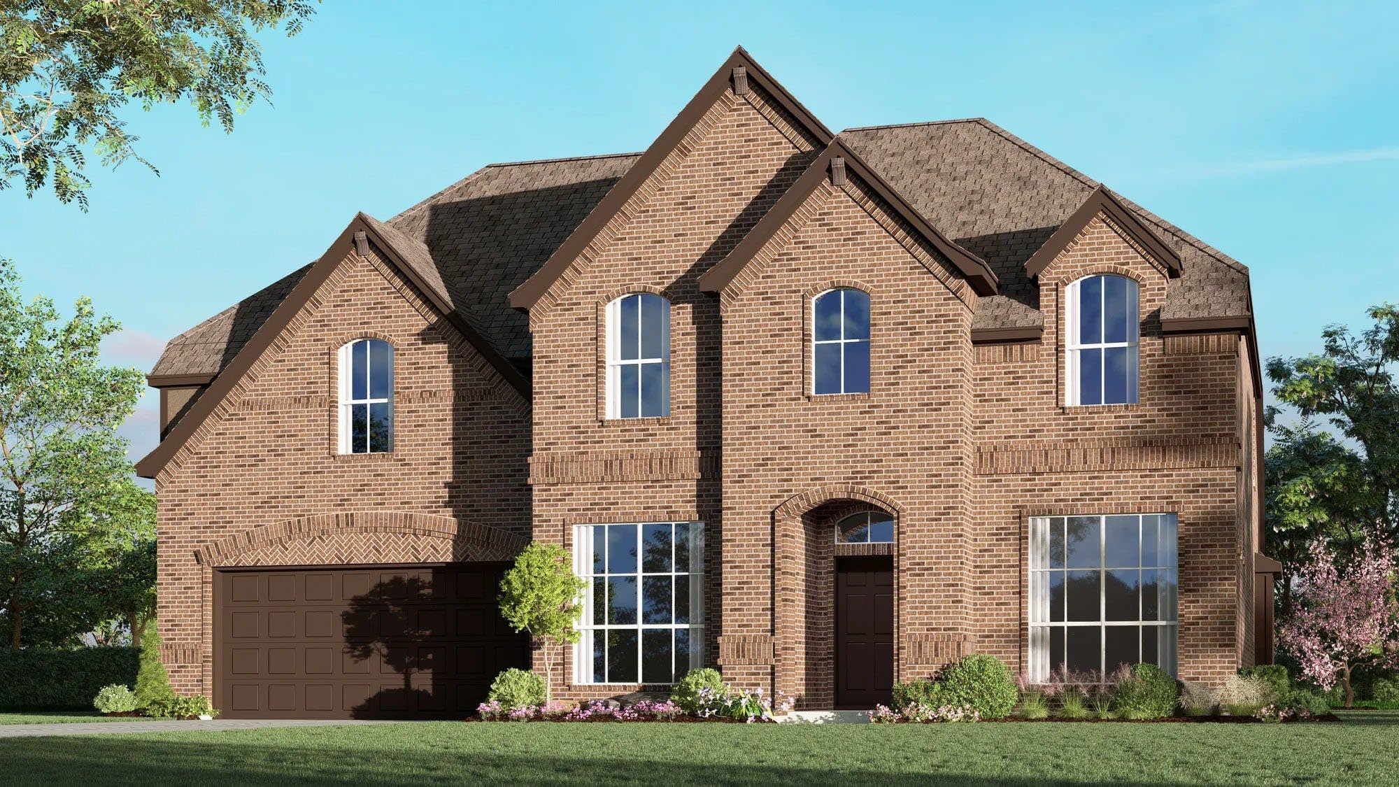 Elevation D | Concept 3135 at Belle Meadows in Cleburne, TX by Landsea Homes
