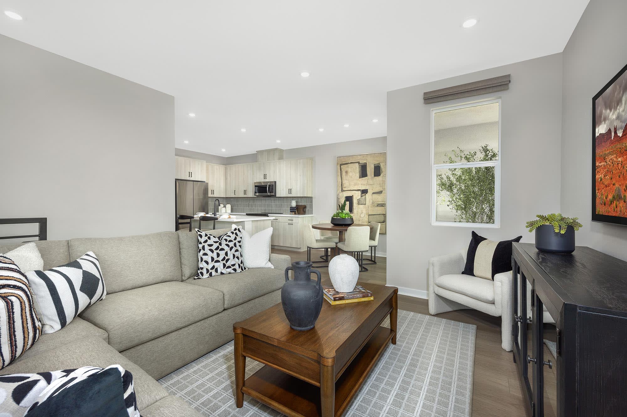 Great Room | Plan Three | eave at neuhouse in Ontario, CA by Landsea Homes