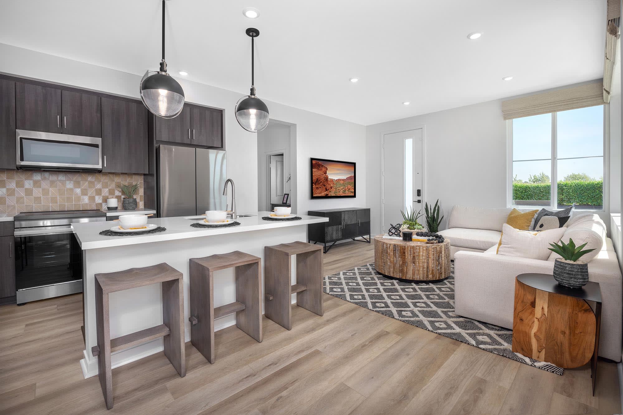 Great Room | Plan Four | eave at neuhouse in Ontario, CA by Landsea Homes