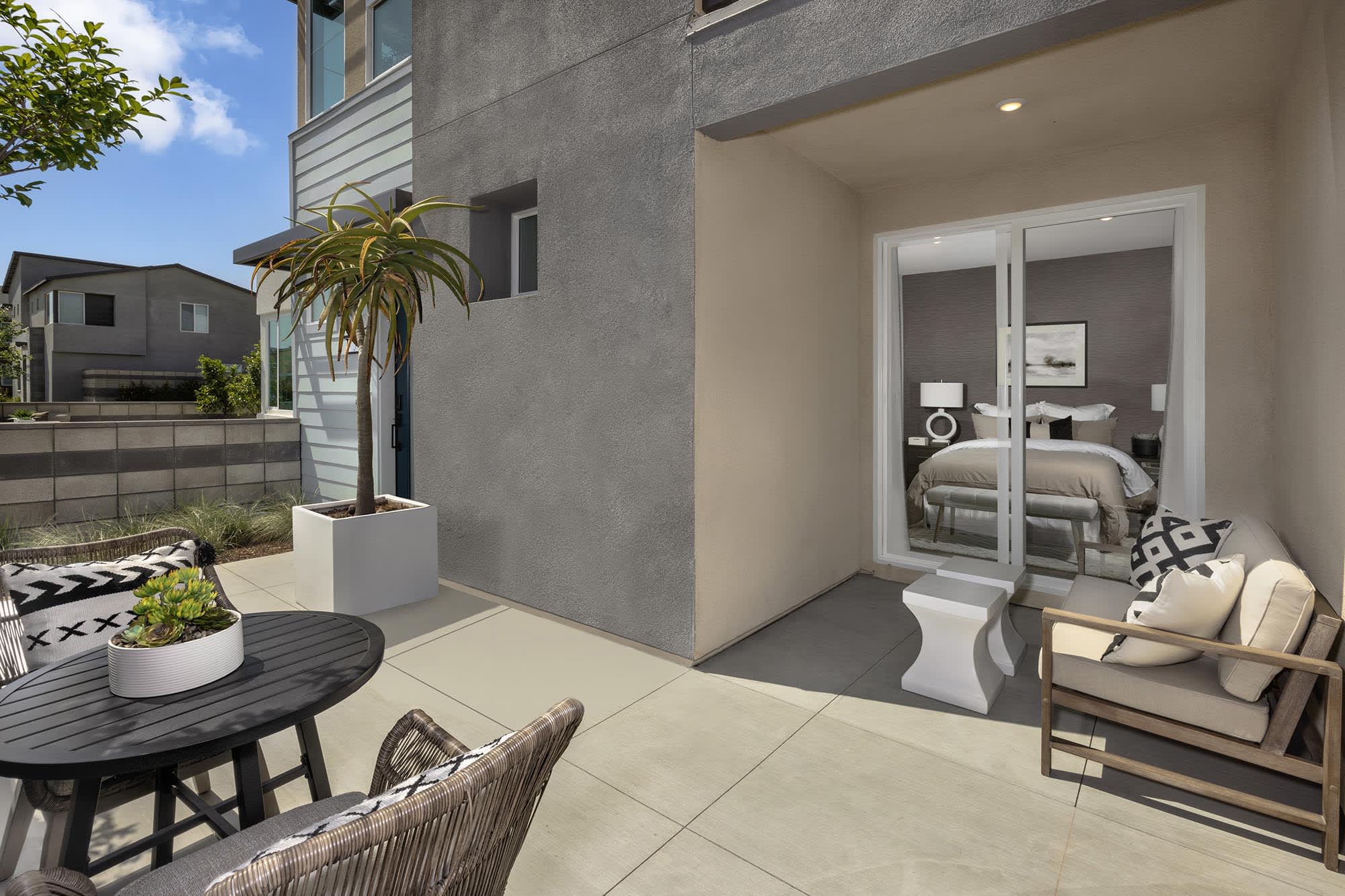 Patio | Plan Three | eave at neuhouse in Ontario, CA by Landsea Homes