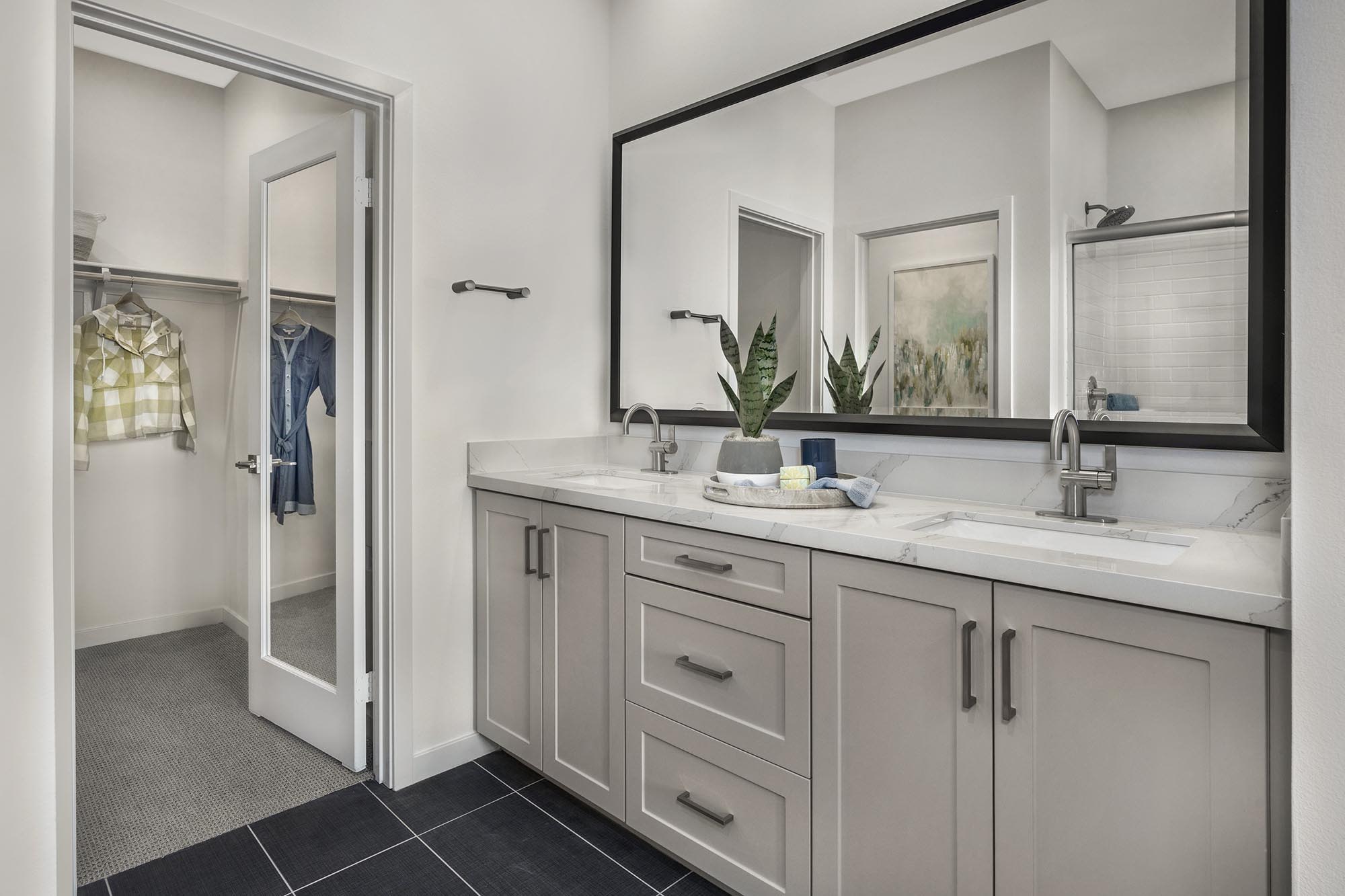 Primary Bath | Plan Two | eave at neuhouse in Ontario, CA by Landsea Homes