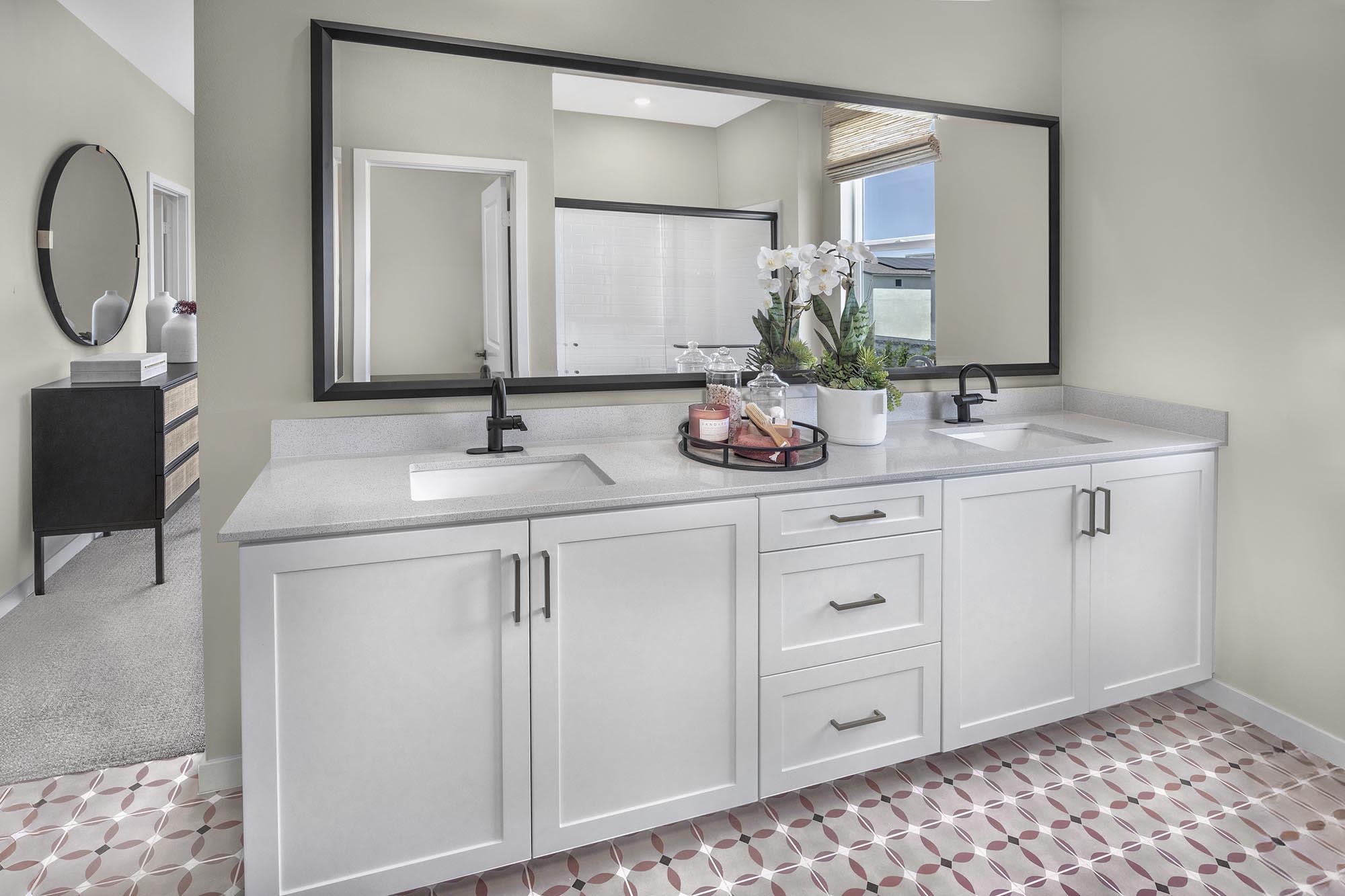 Primary Bath | Plan Five | eave at neuhouse in Ontario, CA by Landsea Homes