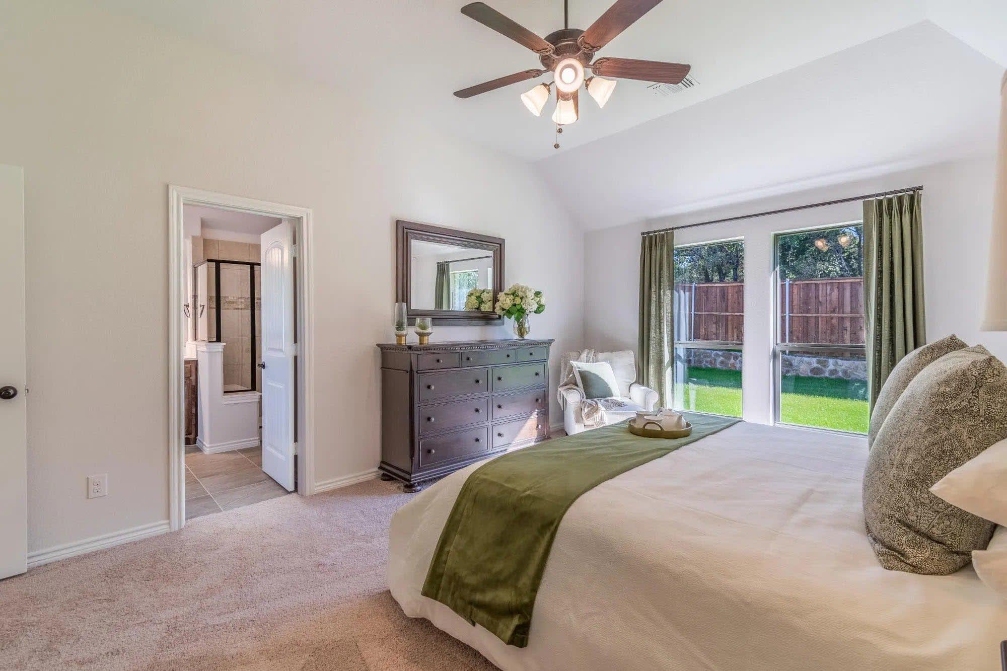 Primary Bedroom | Concept 2379 at Belle Meadows in Cleburne, TX by Landsea Homes