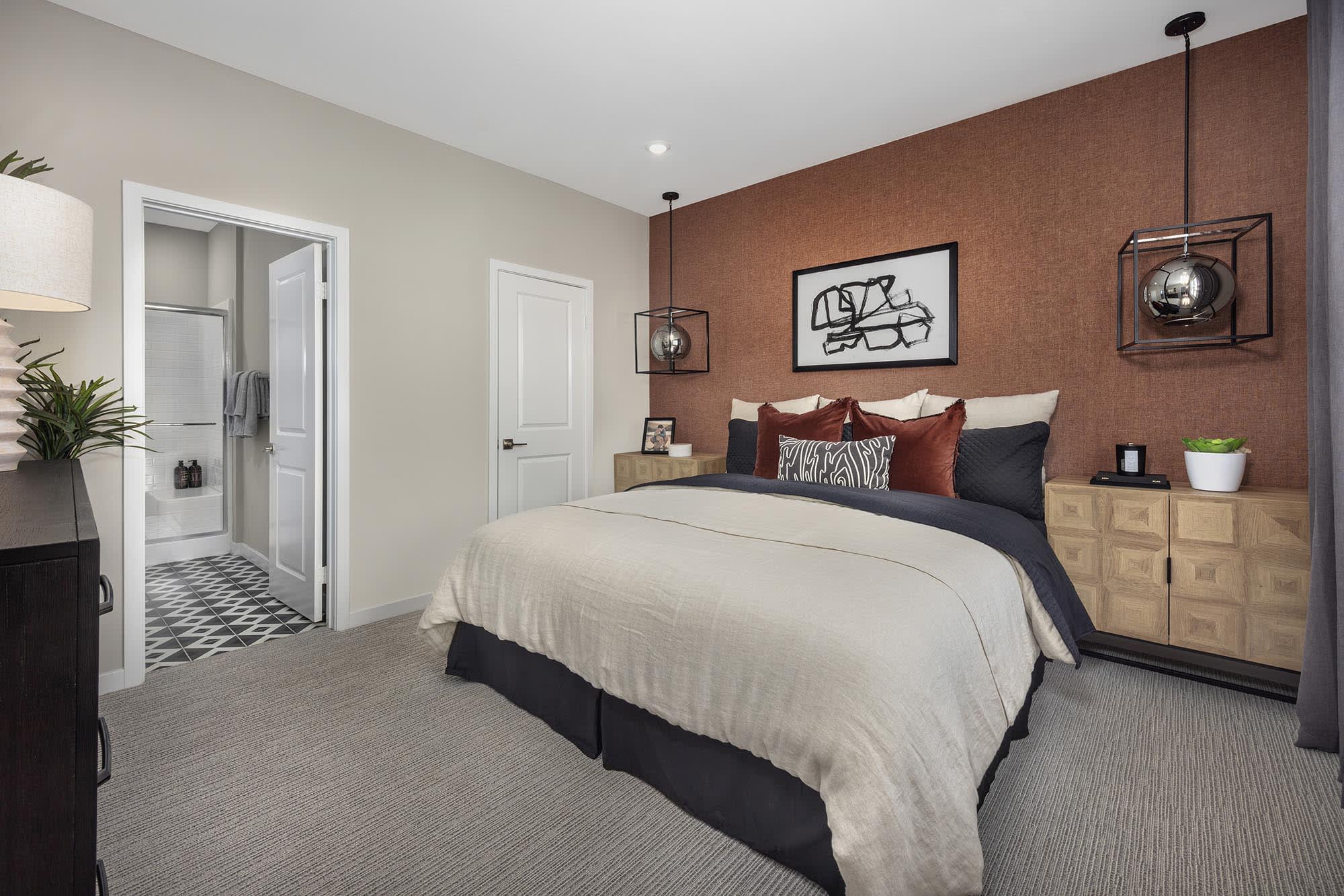 Primary Bedroom | Plan One | eave at neuhouse in Ontario, CA by Landsea Homes