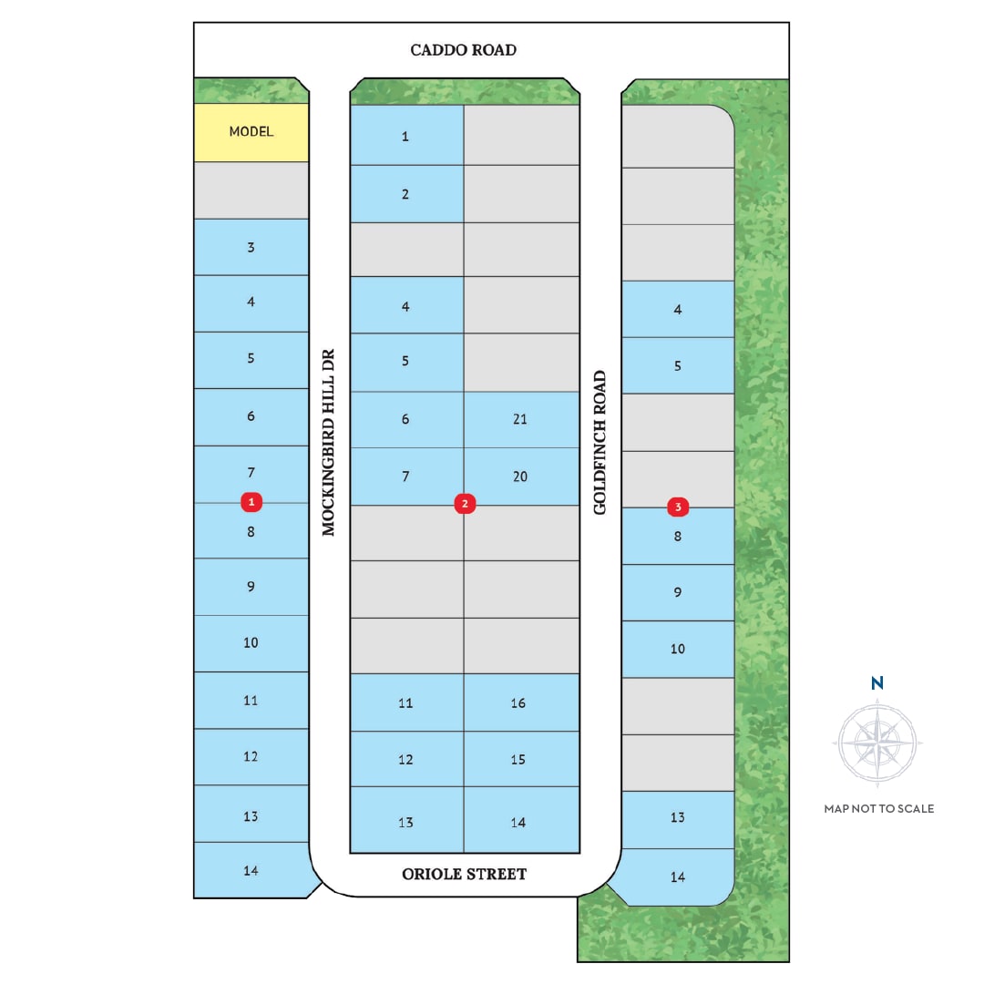 Community Map - Mockingbird Hills - Signature Series in Joshua, TX by Landsea Homes