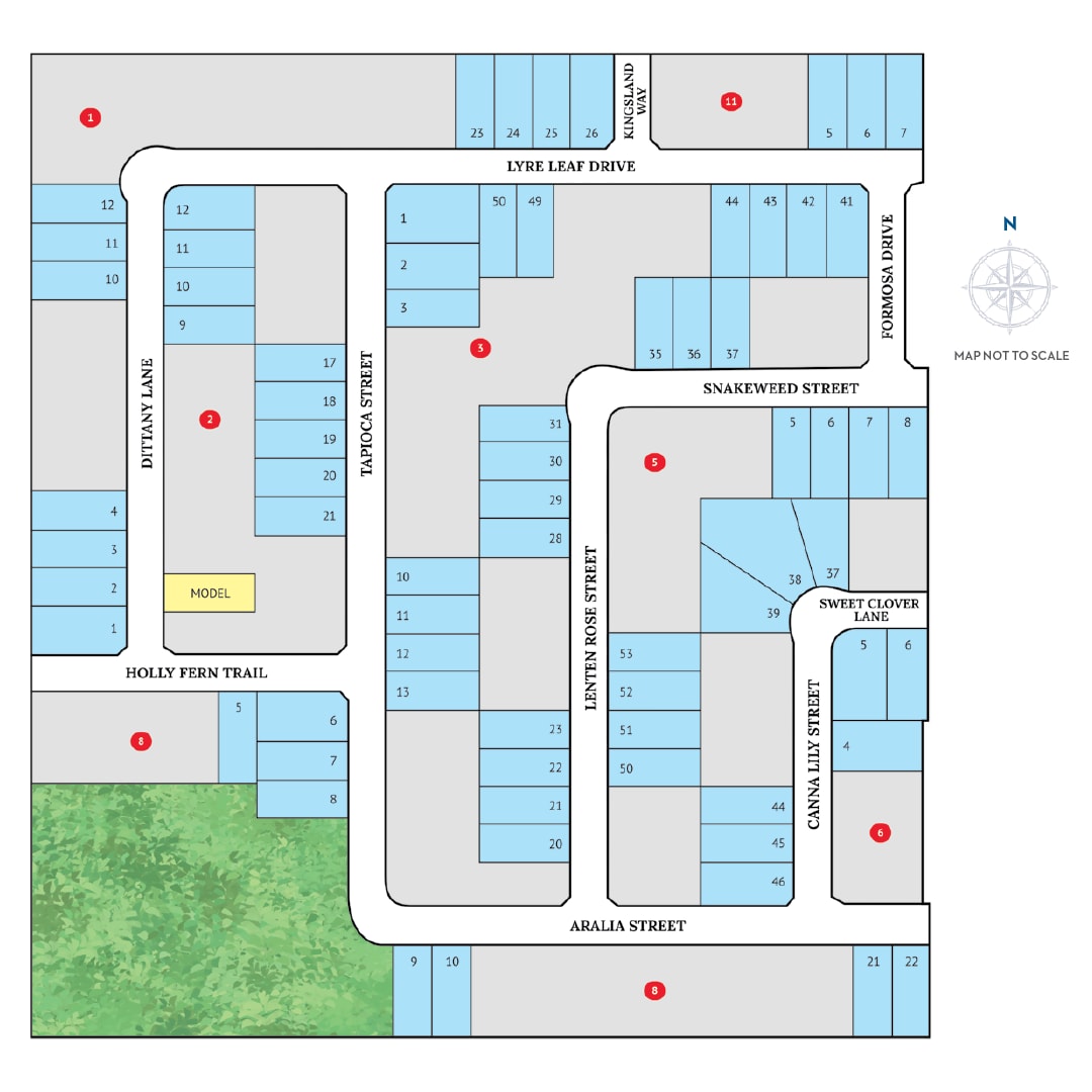 Community Map - Summer Crest in Fort Worth, TX by Landsea Homes