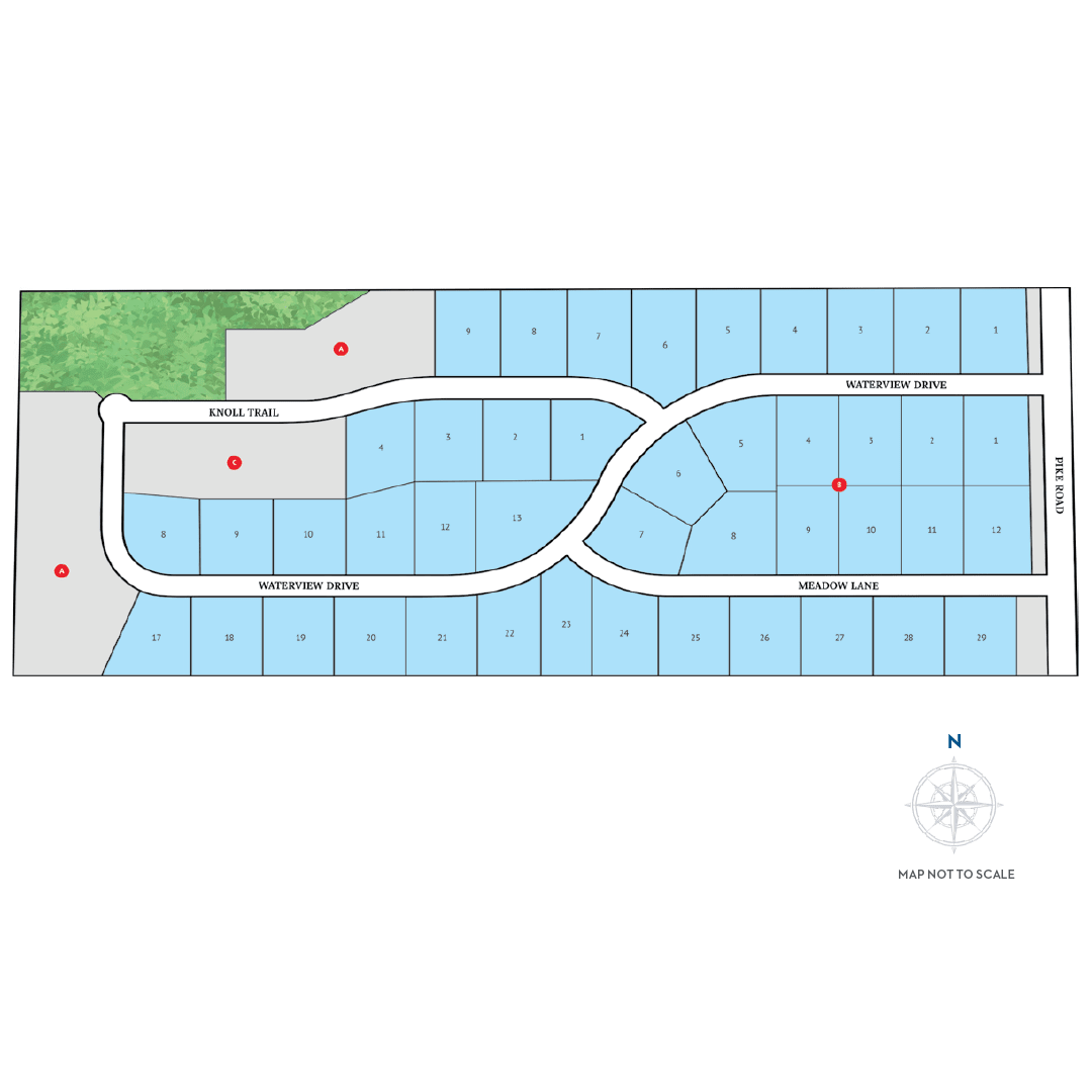 Community Map - The Meadows in Gunter, TX by Landsea Homes