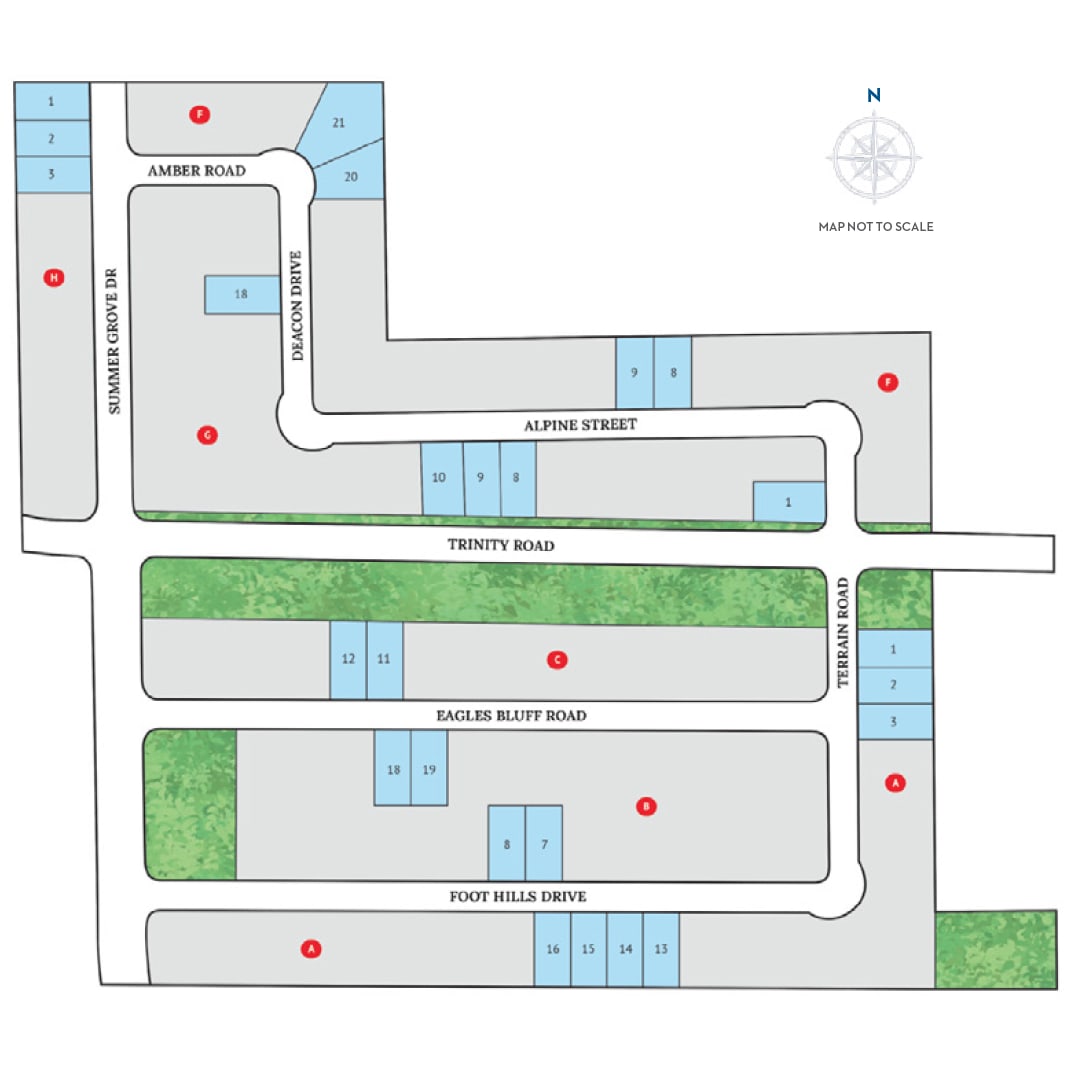 Community Map - Villages at Walnut Grove in Midlothian, TX by Landsea Homes