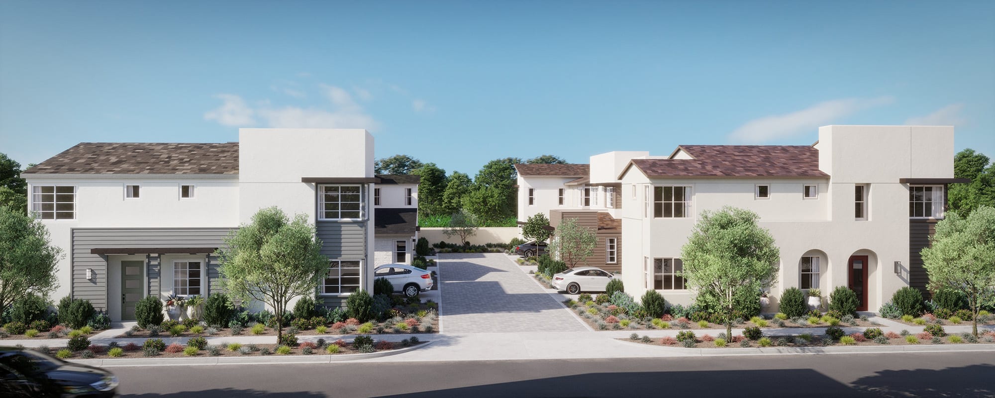 Street Scene - Peri in Ontario, CA by Landsea Homes