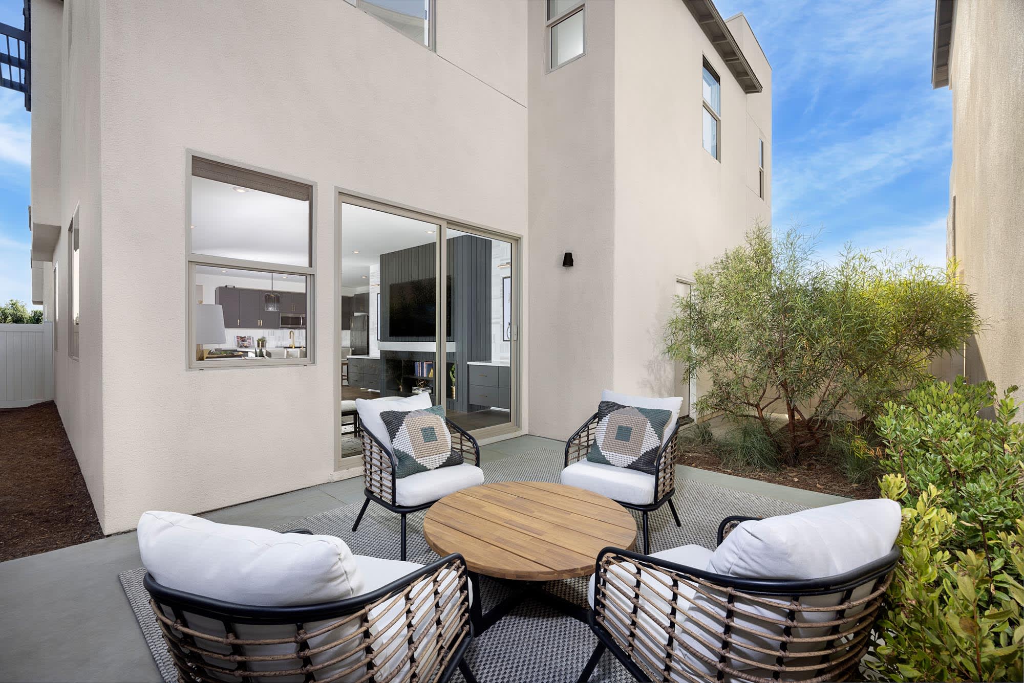 Back Yard – Plan 1 – Peri in Ontario, CA by Landsea Homes