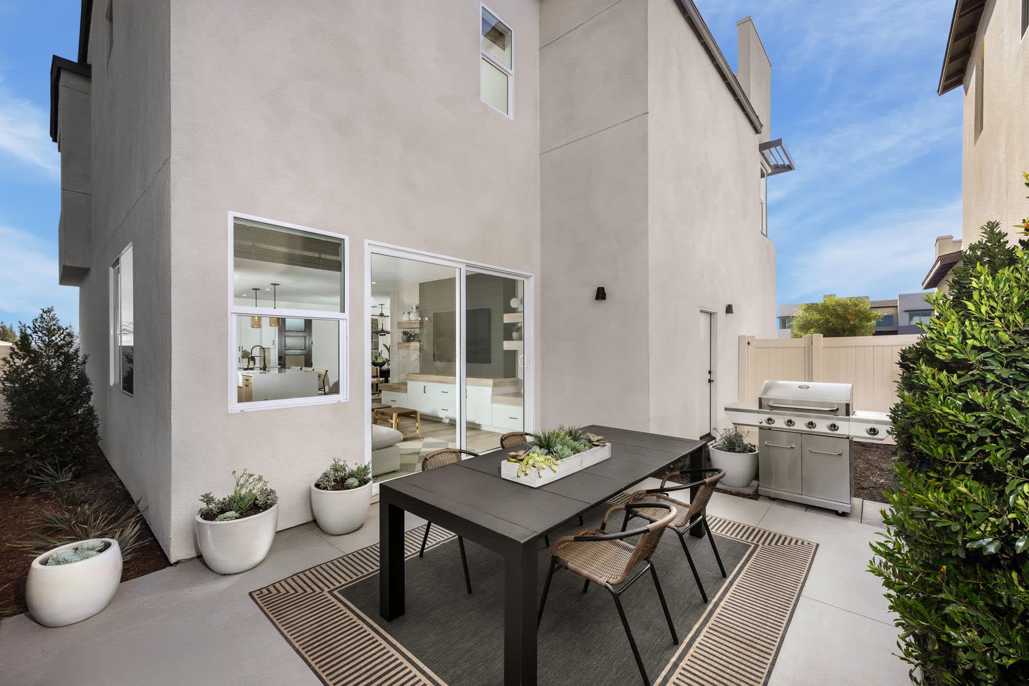 Back Yard – Plan 2 – Peri in Ontario, CA by Landsea Homes