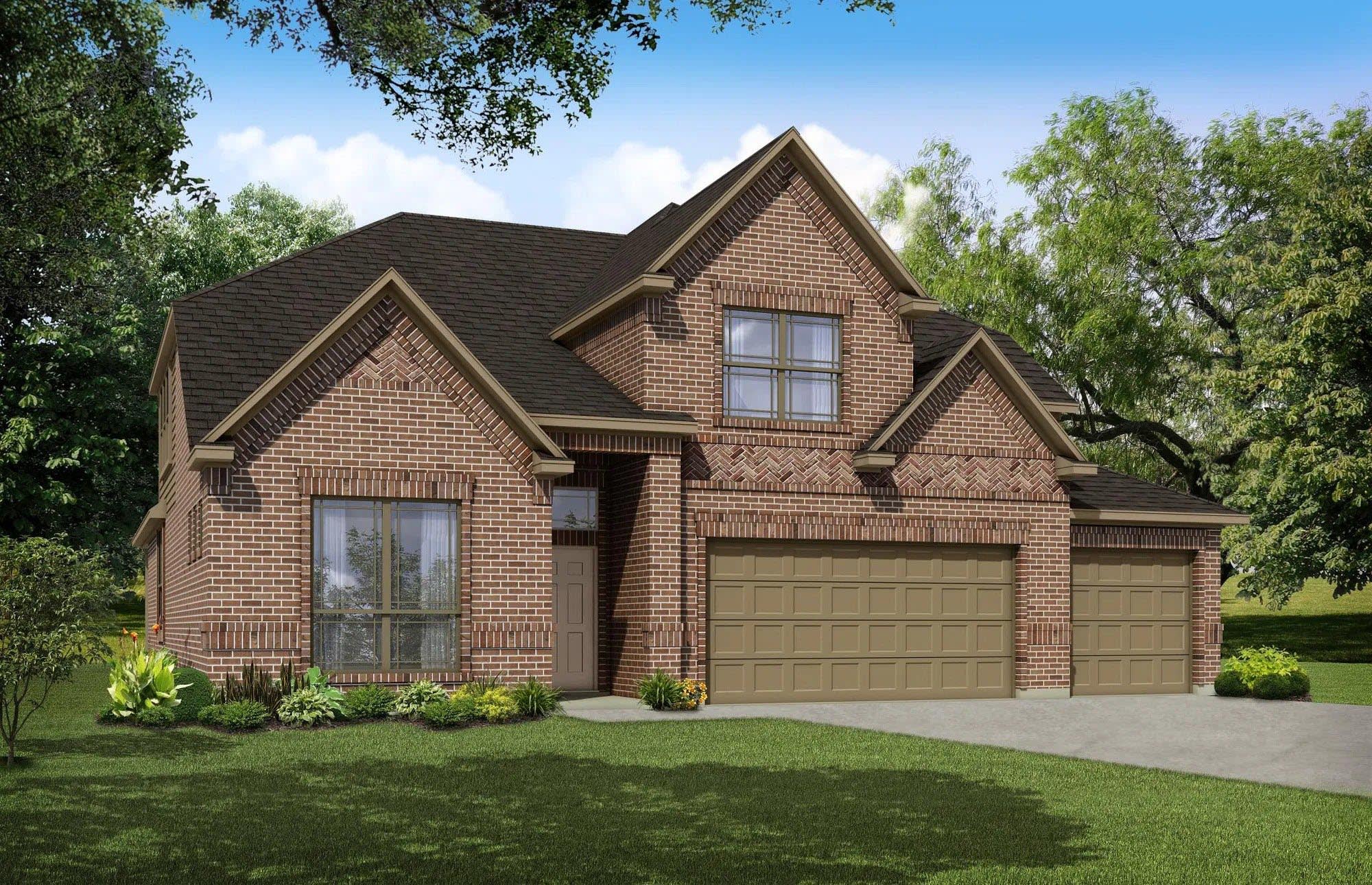 Elevation A | Concept 3015 at Lovers Landing in Forney, TX by Landsea Homes