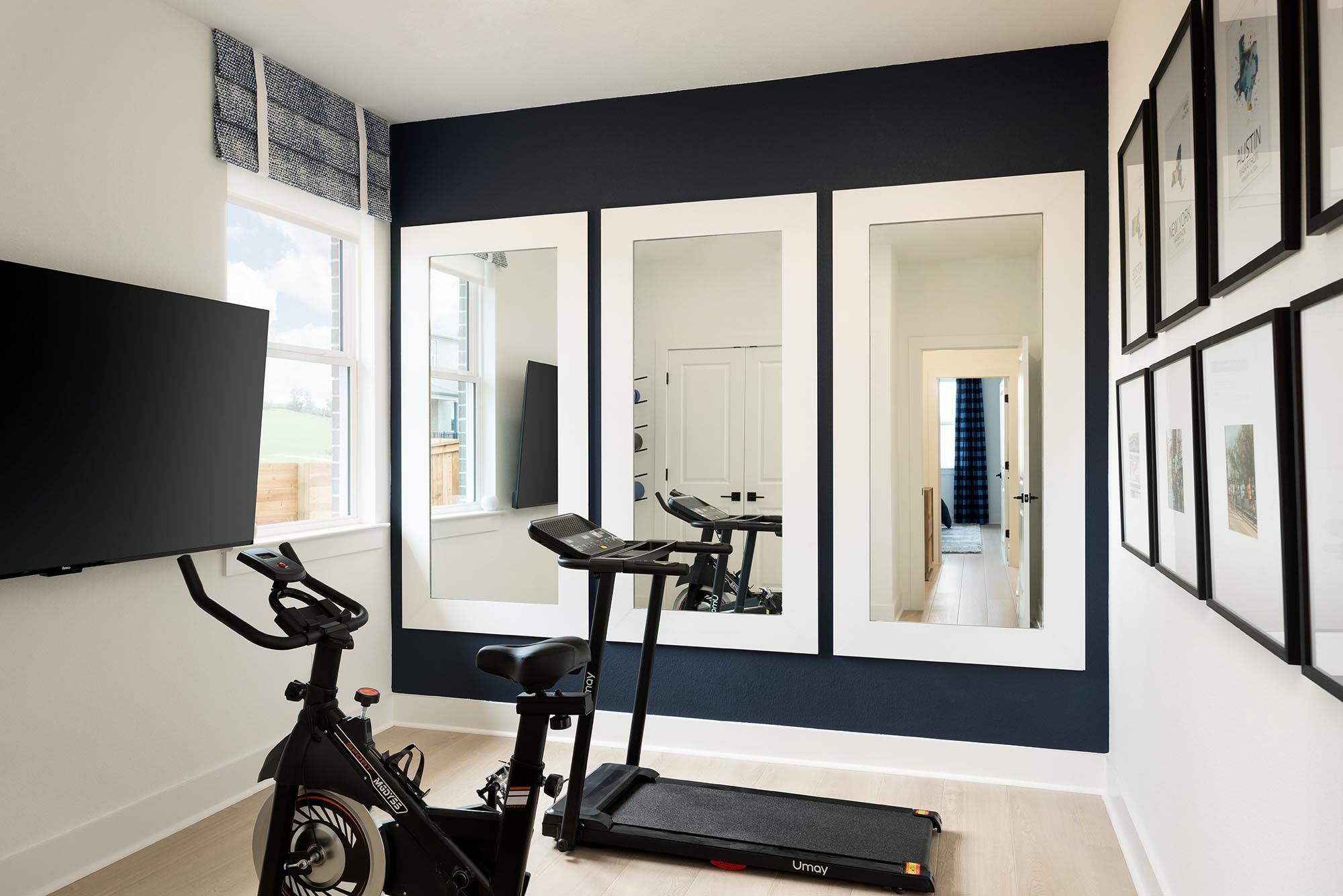 Exercise Room | Jaya | Sage Collection – Freedom at Anthem in Kyle, TX by Landsea Homes