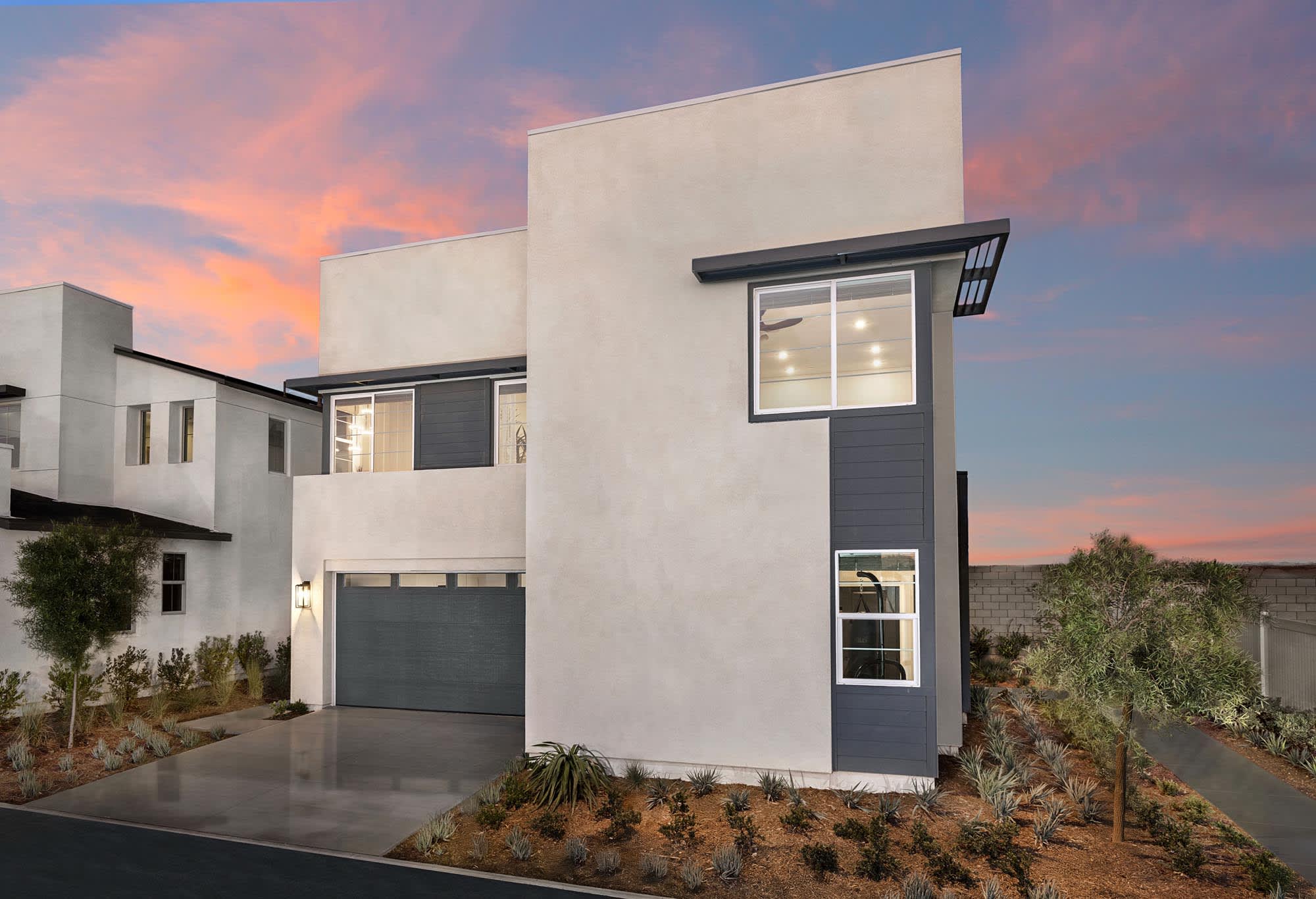 Exterior – Plan 2 – Peri in Ontario, CA by Landsea Homes