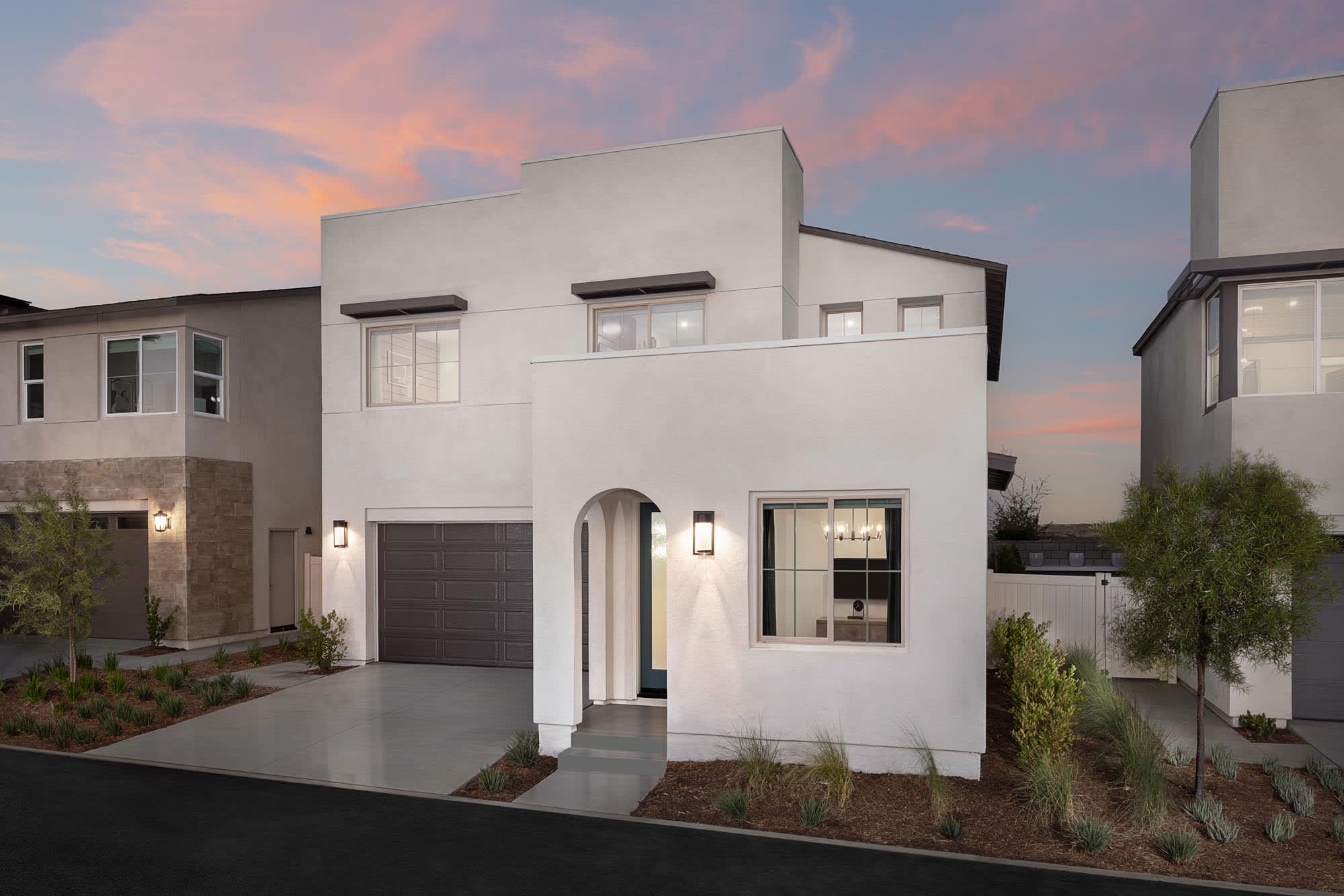 Exterior – Plan 1 – Peri in Ontario, CA by Landsea Homes