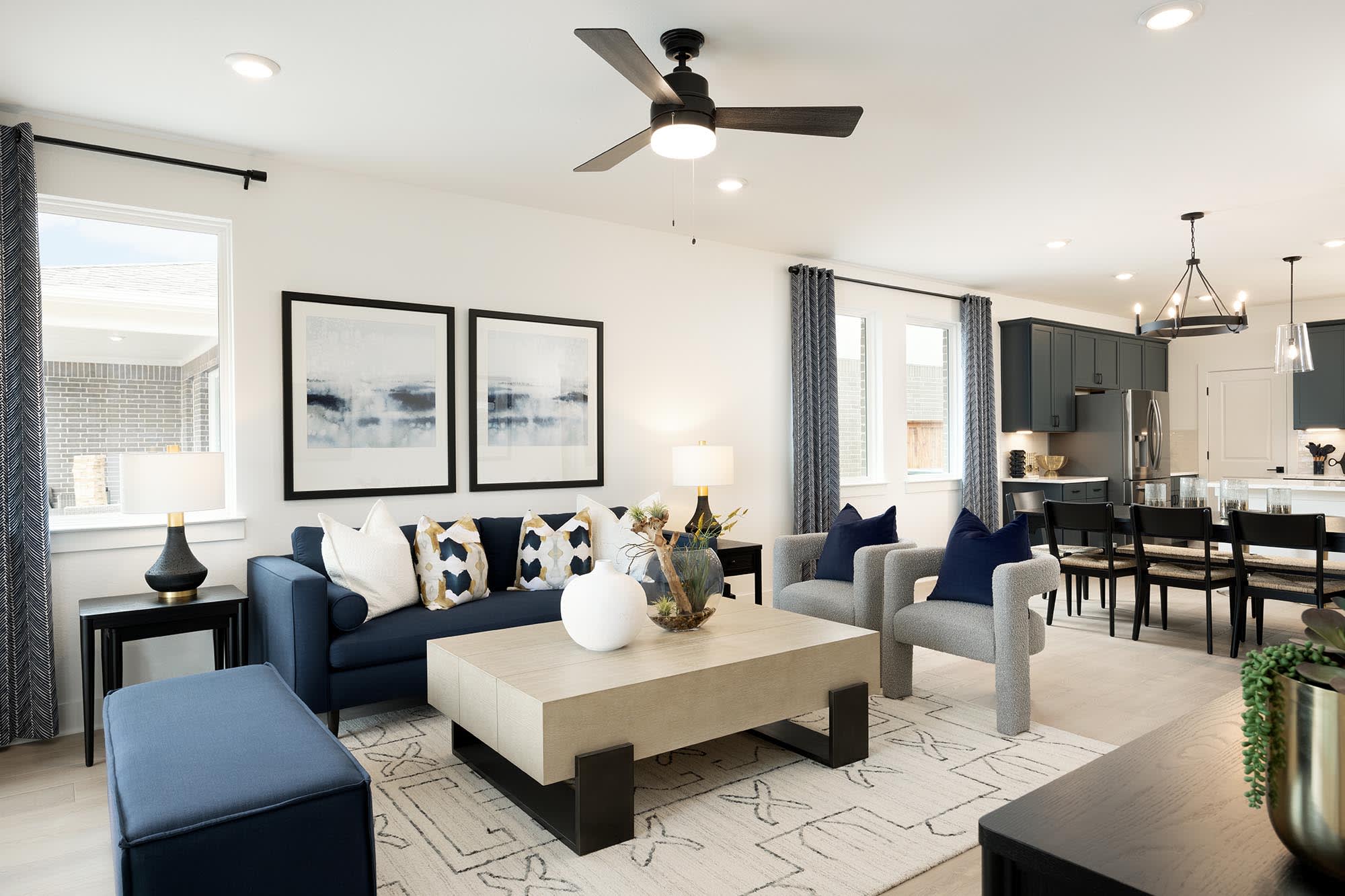 Great Room | Jaya | Sage Collection – Freedom at Anthem in Kyle, TX by Landsea Homes