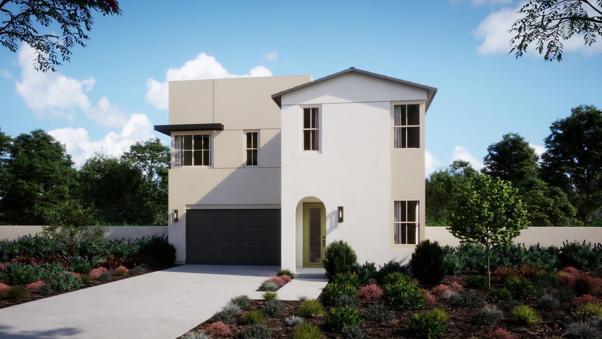 Modern Spanish Elevation – Plan 3 – Peri in Ontario, CA by Landsea Homes