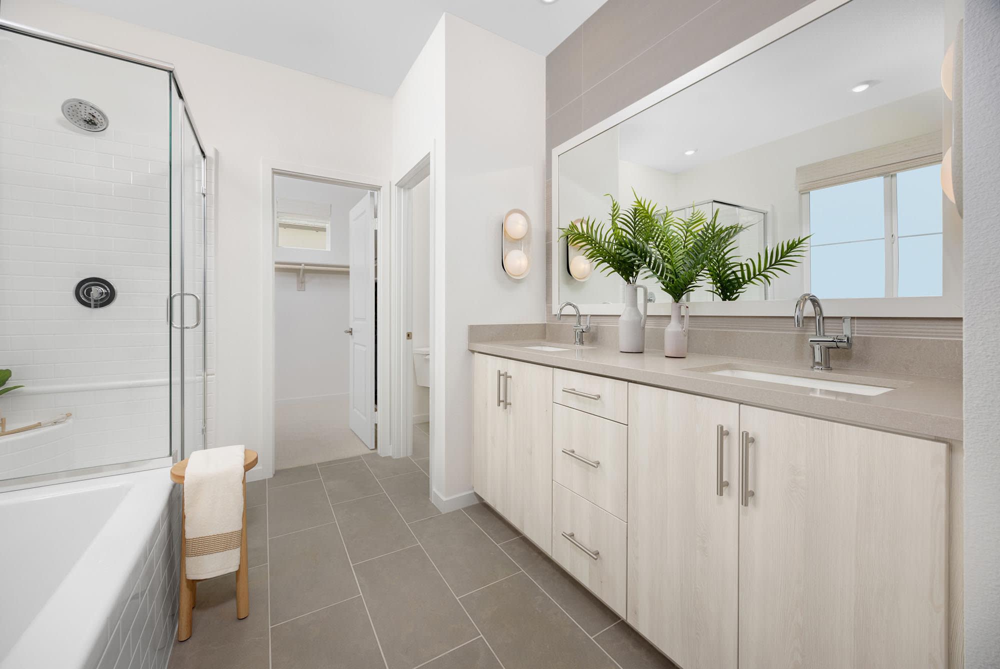 Primary Bathroom – Plan 3 – Peri in Ontario, CA by Landsea Homes