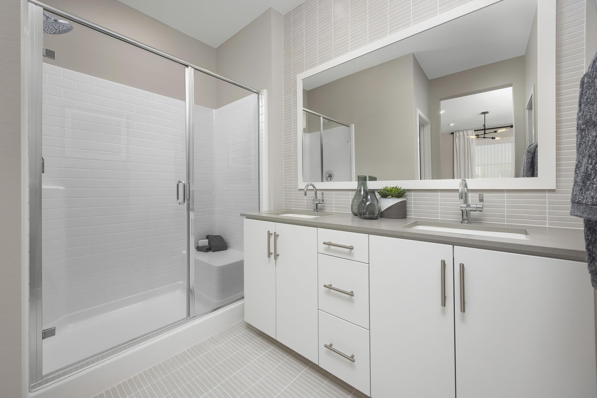 Primary Bathroom – Plan 2 – Rubi in Ontario, CA by Landsea Homes