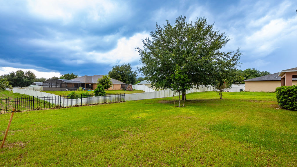 Back Yard | Lot 34 at Sunrise Ridge in Groveland, FL by Landsea Homes