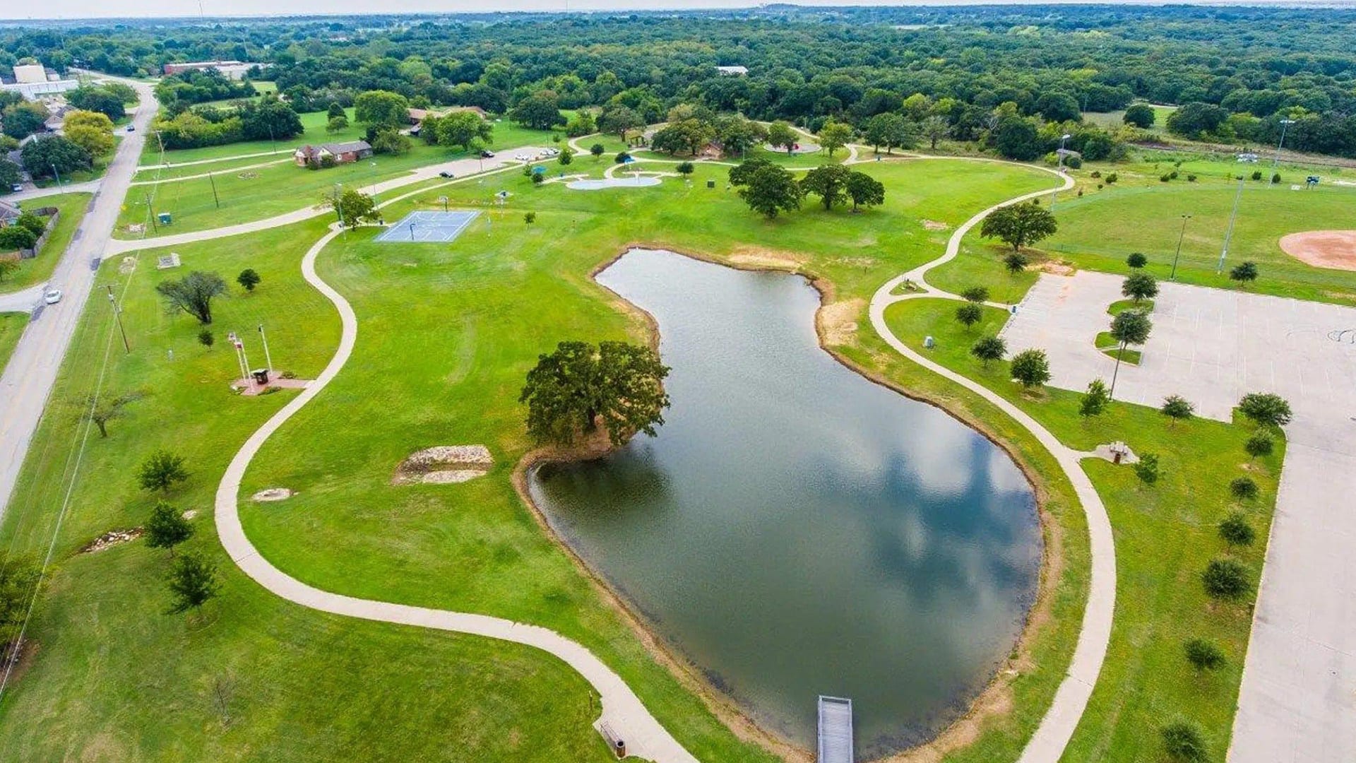 Pond | Mockingbird Hills in Joshua, TX by Landsea Homes