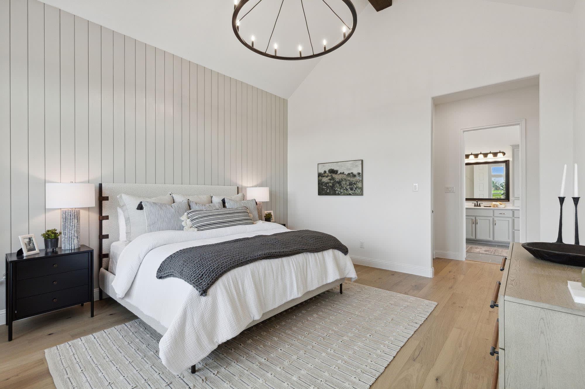 Primary Bedroom | Concept 3441 at Mockingbird Hills in Joshua, TX by Landsea Homes