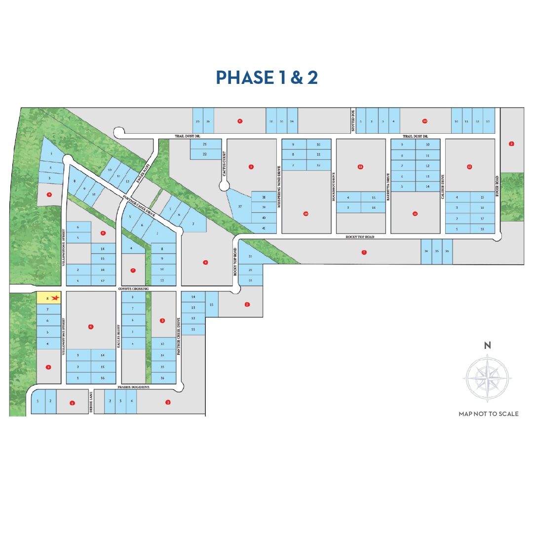 Site Map - Coyote Crossing in Godley, TX by Landsea Homes