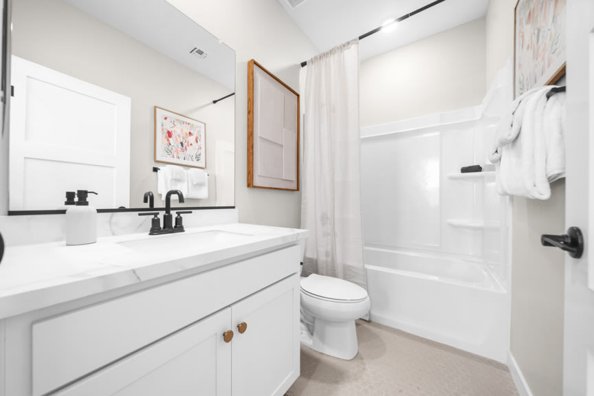 Bathroom 2 | Terraza Model Home | Mira Vista at Victory in Buckeye, AZ by Landsea Homes