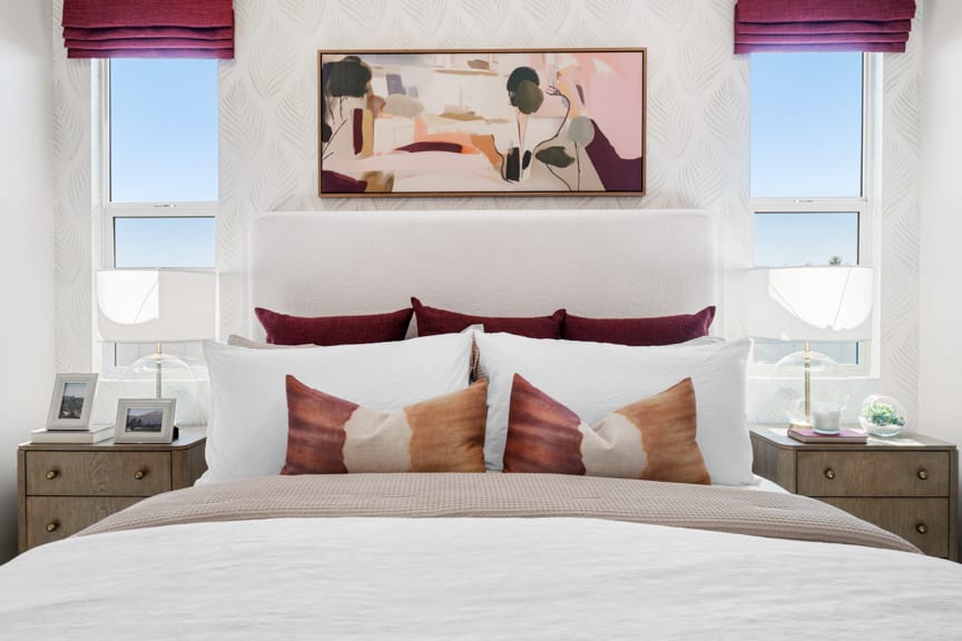 Primary Bedroom | Terraza Model Home | Mira Vista at Victory in Buckeye, AZ by Landsea Homes