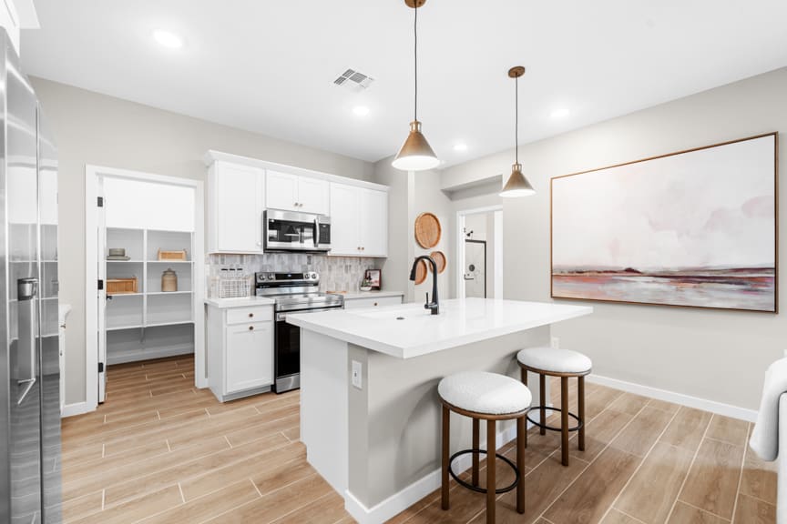 Kitchen | Terraza Model Home | Mira Vista at Victory in Buckeye, AZ by Landsea Homes