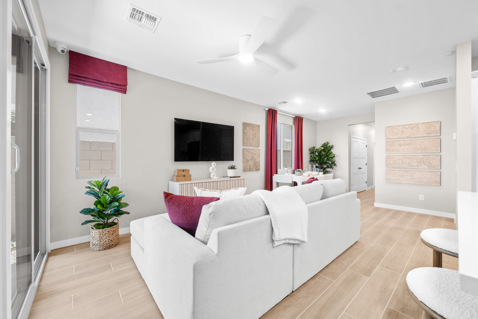 Great Room | Terraza Model Home | Mira Vista at Victory in Buckeye, AZ by Landsea Homes