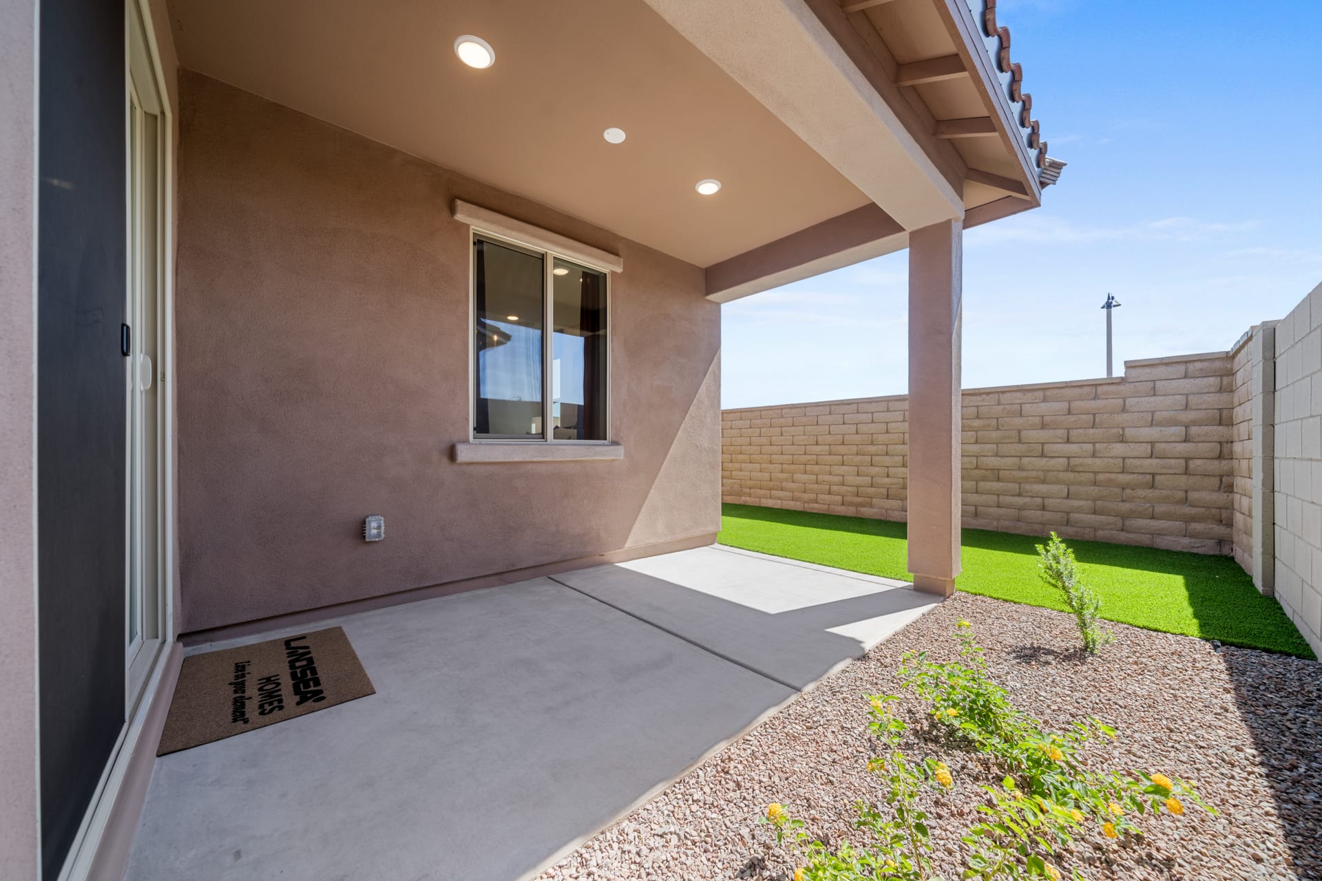 Backyard Covered Patio | Terraza Model Home | Mira Vista at Victory in Buckeye, AZ by Landsea Homes