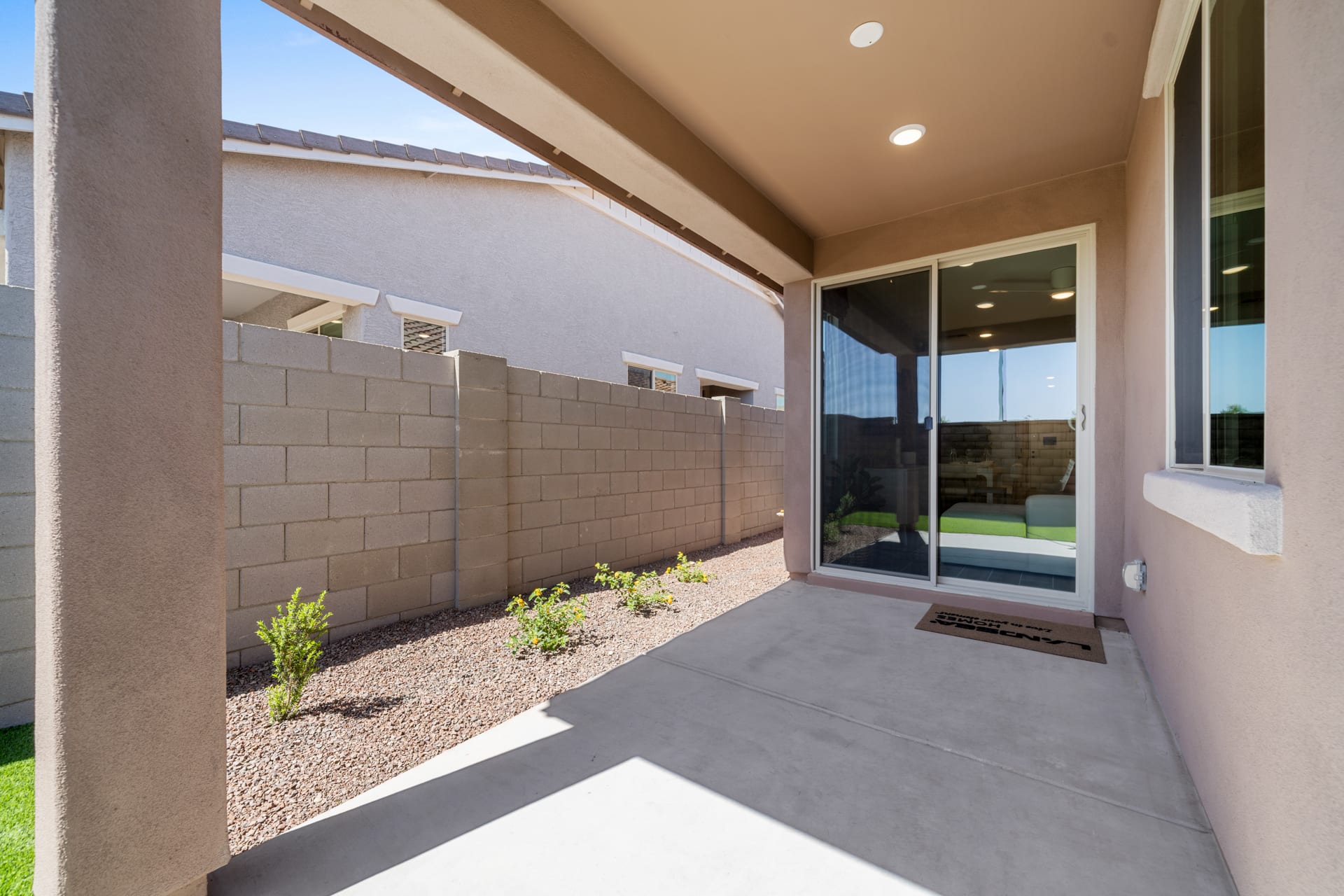 Backyard Covered Patio | Terraza Model Home | Mira Vista at Victory in Buckeye, AZ by Landsea Homes