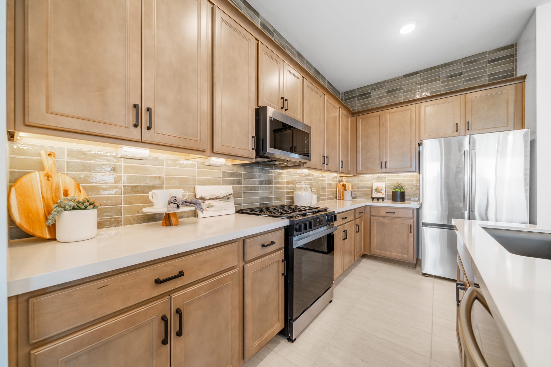 Kitchen | Brisa Model Home | Mira Vista at Victory in Buckeye, AZ by Landsea Homes