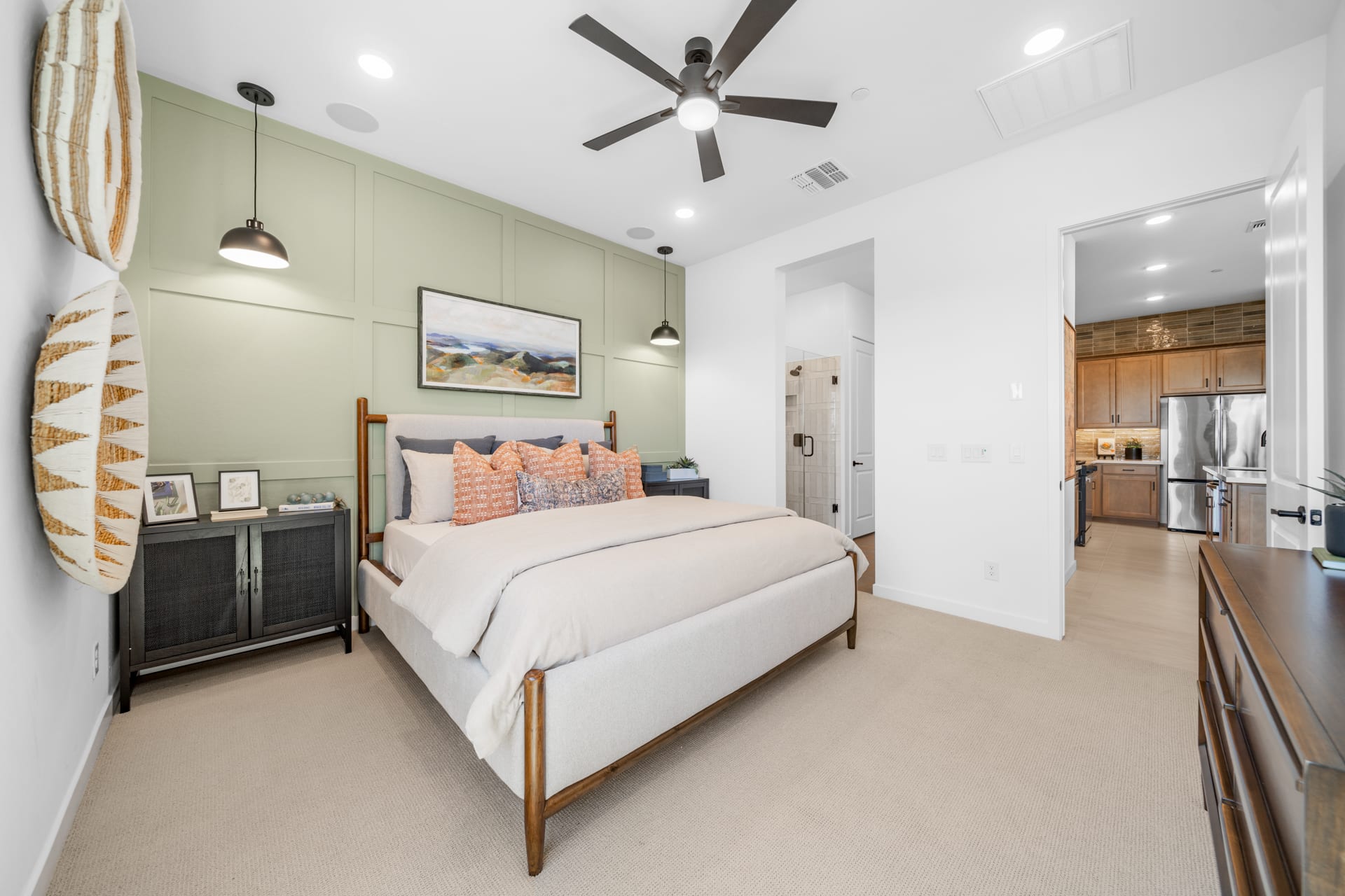 Primary Bedroom | Brisa Model Home | Mira Vista at Victory in Buckeye, AZ by Landsea Homes
