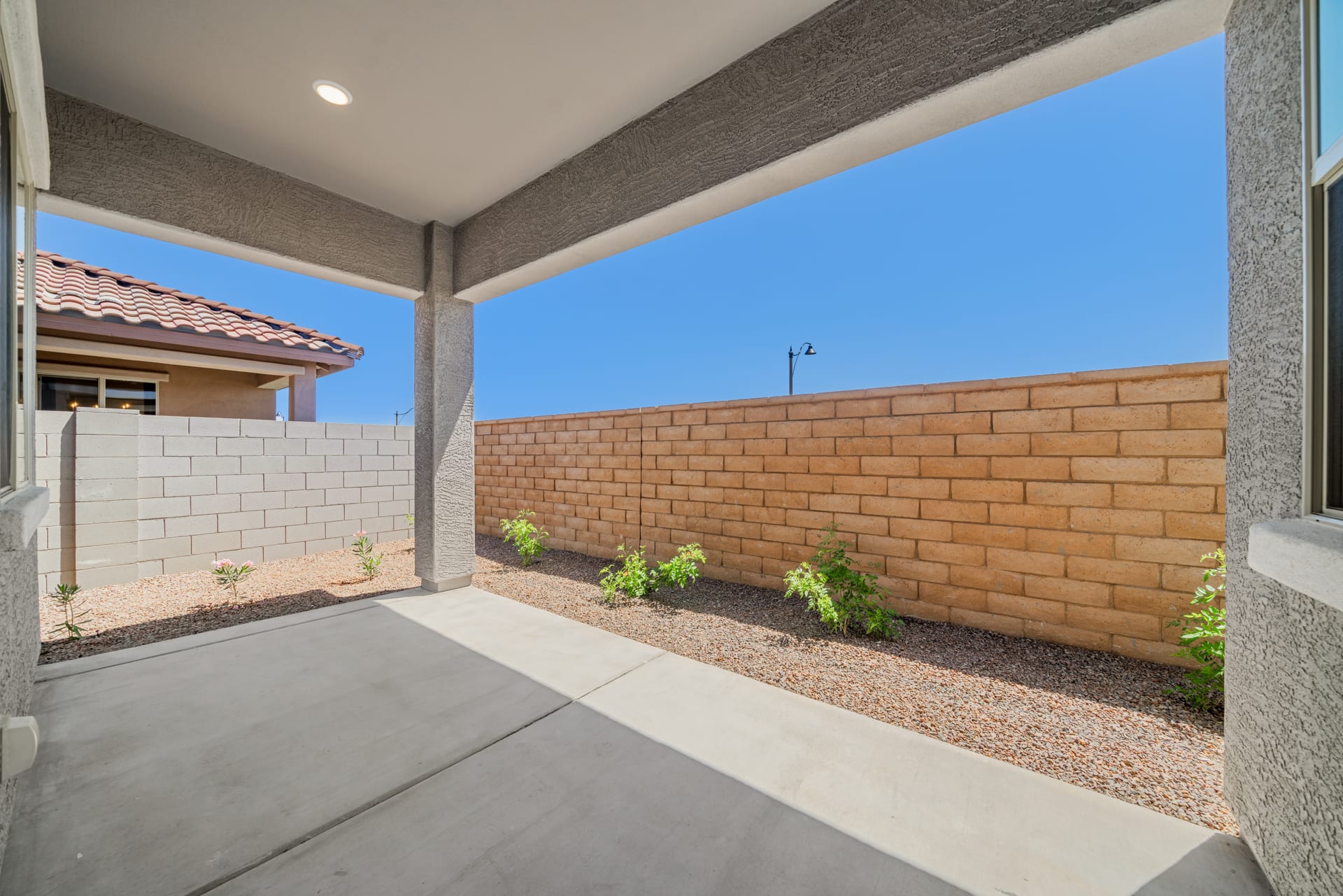 Covered Patio | Brisa Model Home | Mira Vista at Victory in Buckeye, AZ by Landsea Homes