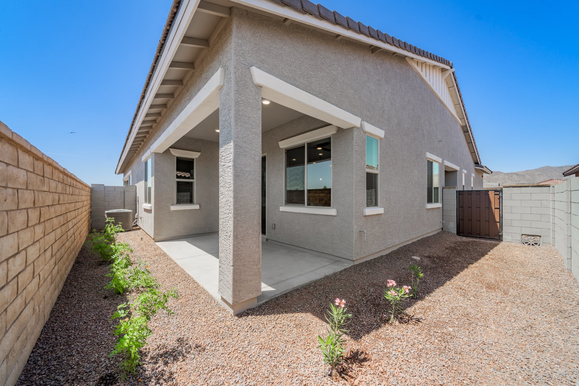 Covered Patio | Brisa Model Home | Mira Vista at Victory in Buckeye, AZ by Landsea Homes