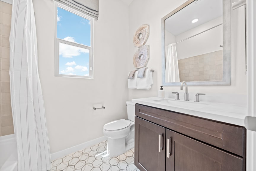Bathroom 2 | Cielo Model | Mira Vista at Victory in Buckeye, AZ by Landsea Homes