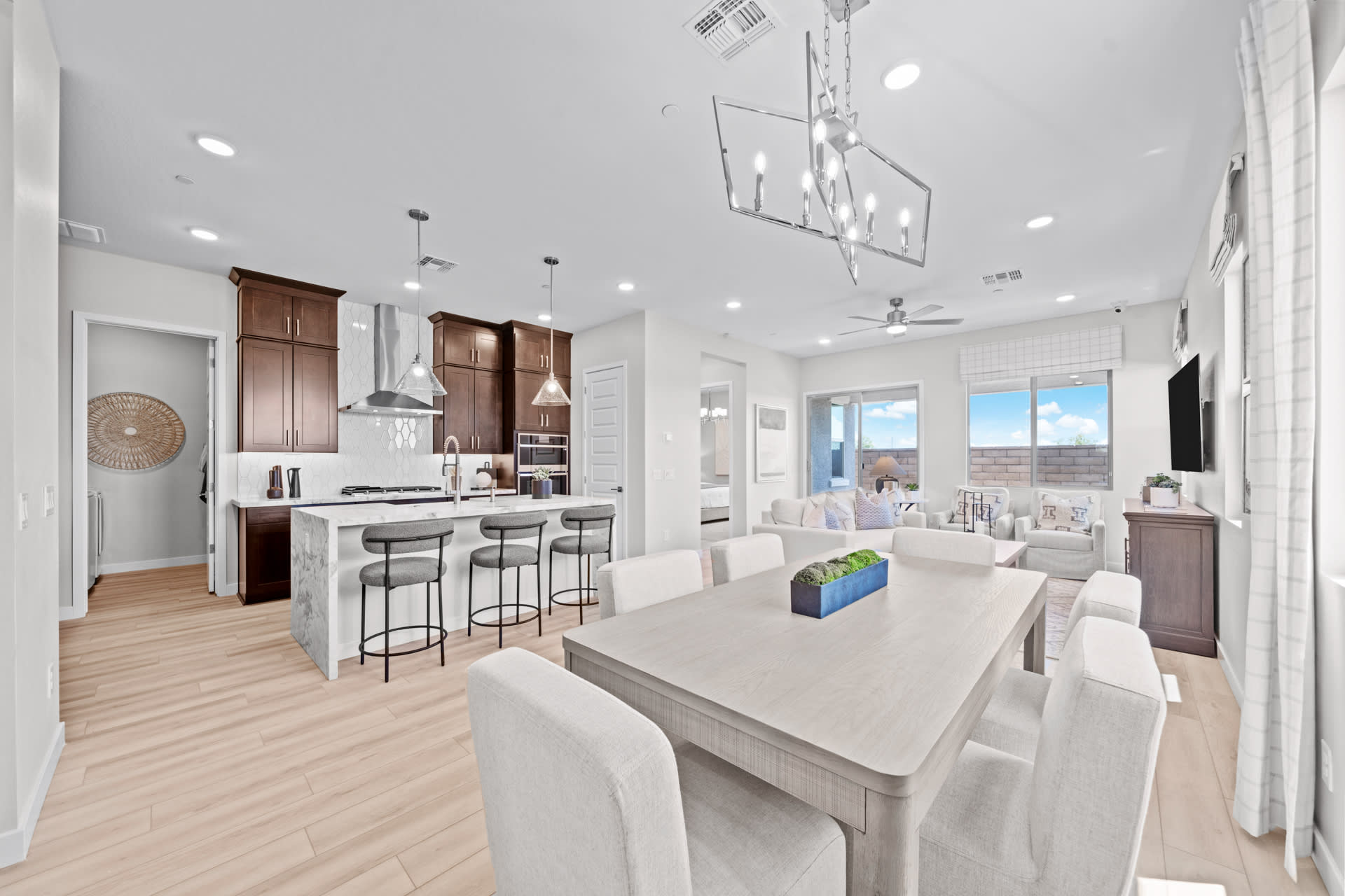 Dining Room & Kitchen | Cielo Model | Mira Vista at Victory in Buckeye, AZ by Landsea Homes