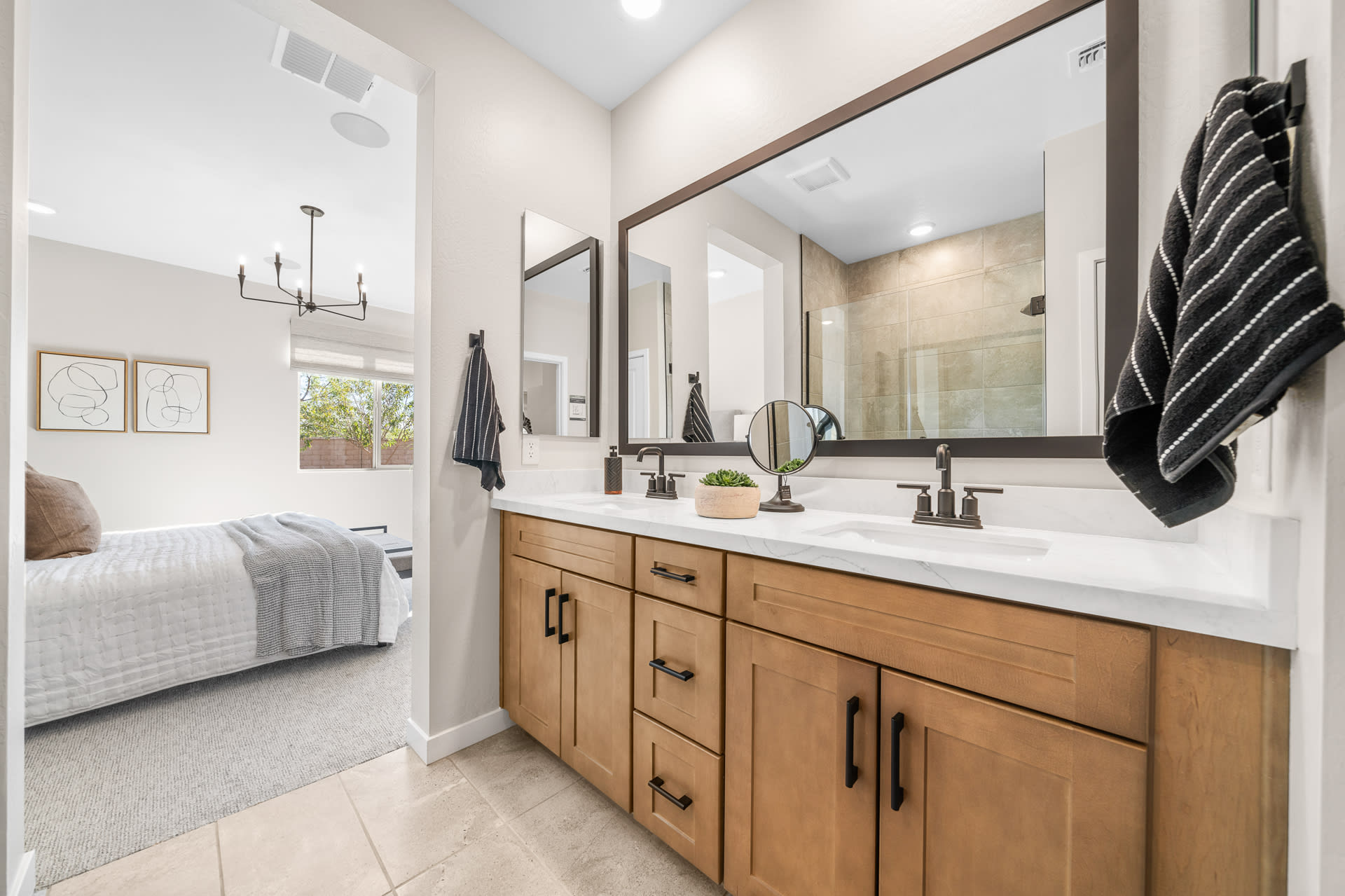 Primary Bathroom | Brisa | Mira Vista at Victory in Buckeye, AZ by Landsea Homes