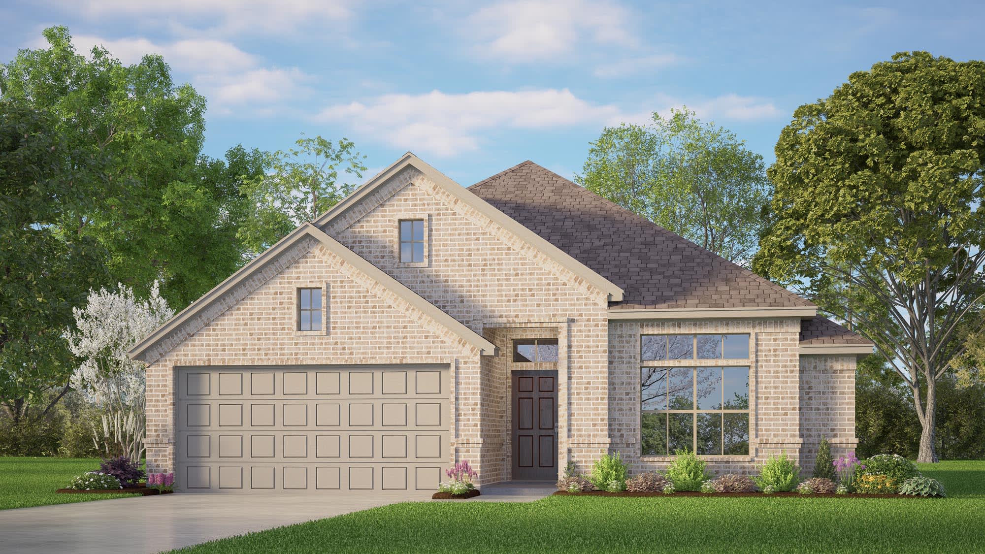 Elevation B | Concept 1455 at Summer Crest in Fort Worth, TX by Landsea Homes