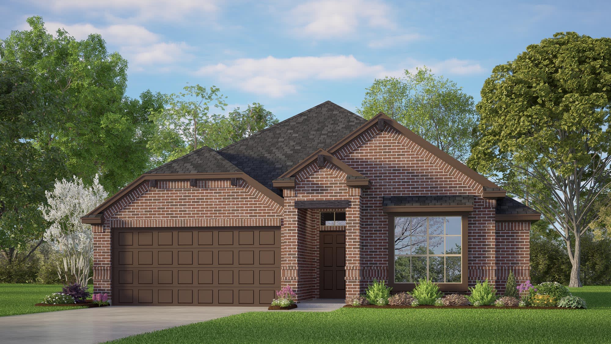 Elevation C | Concept 1455 at Summer Crest in Fort Worth, TX by Landsea Homes
