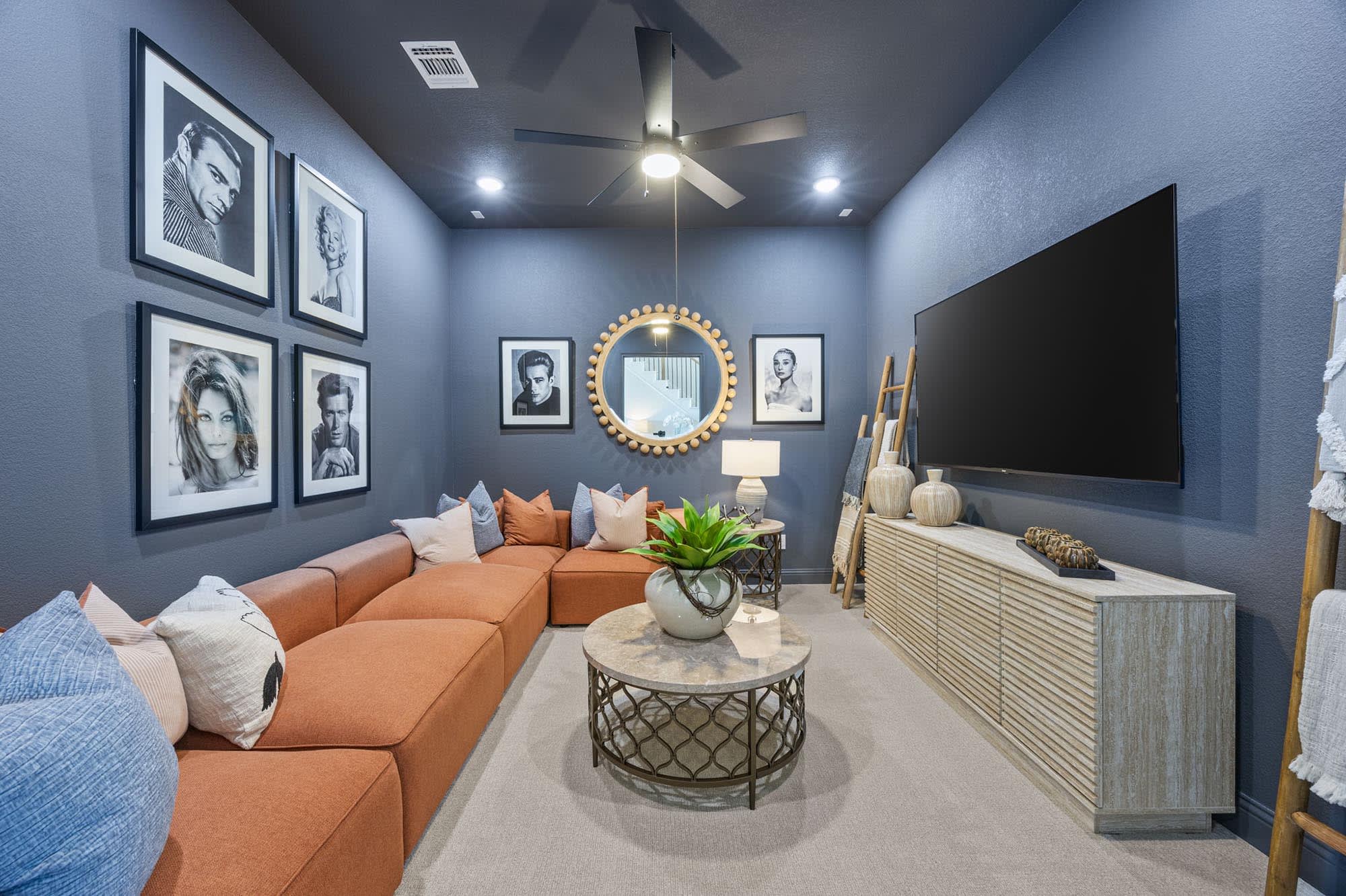 Family Room | Myrtle Creek in Waxahachie, TX by Landsea Homes