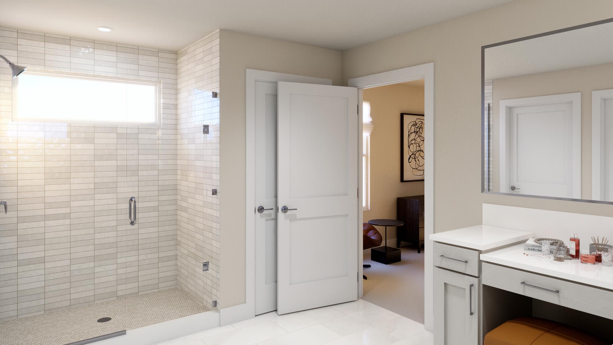 Primary Bathroom | Palm at Cypress Bluff in Groveland, FL by Landsea Homes