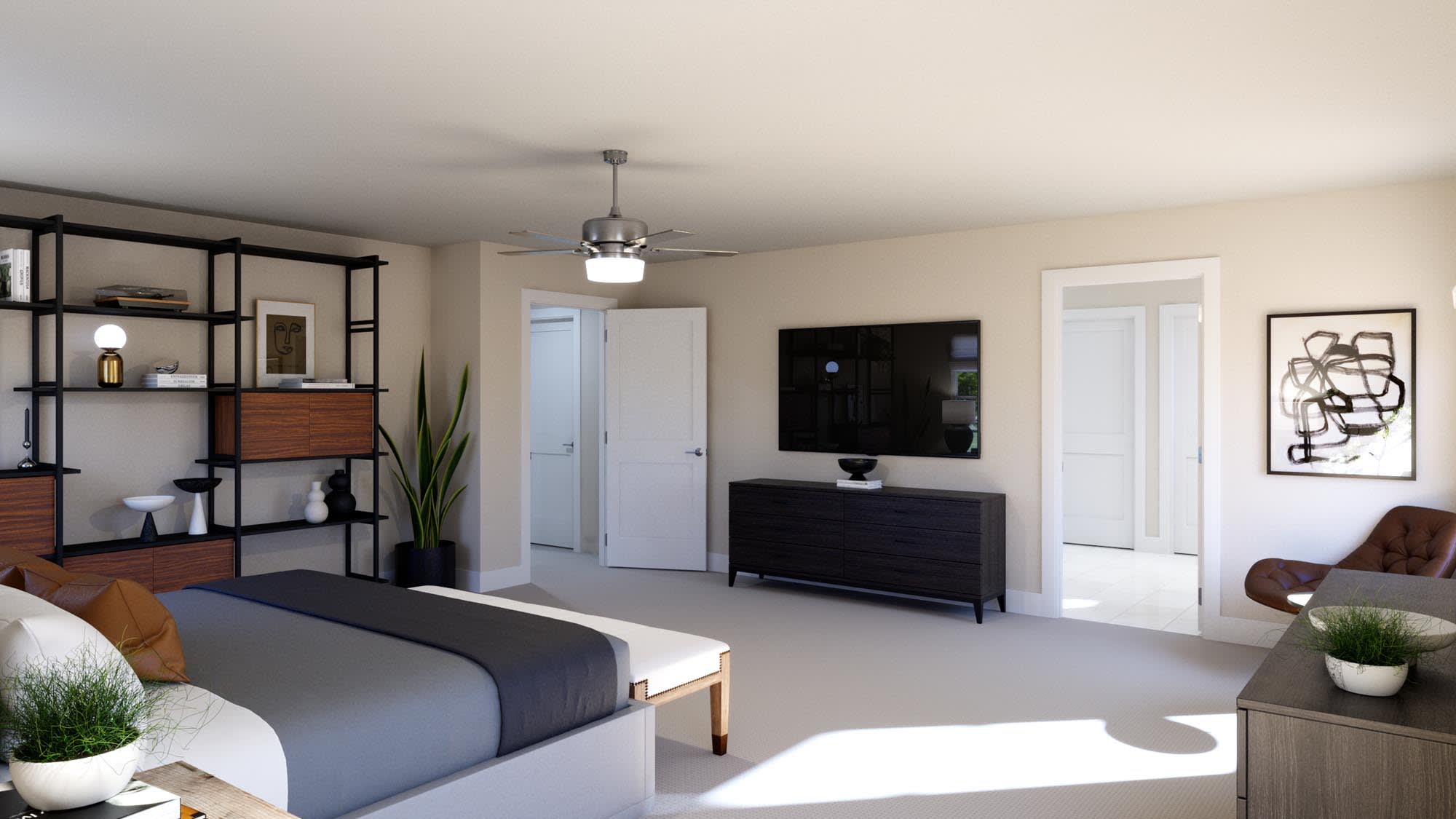 Primary Bedroom | Palm at Cypress Bluff in Groveland, FL by Landsea Homes