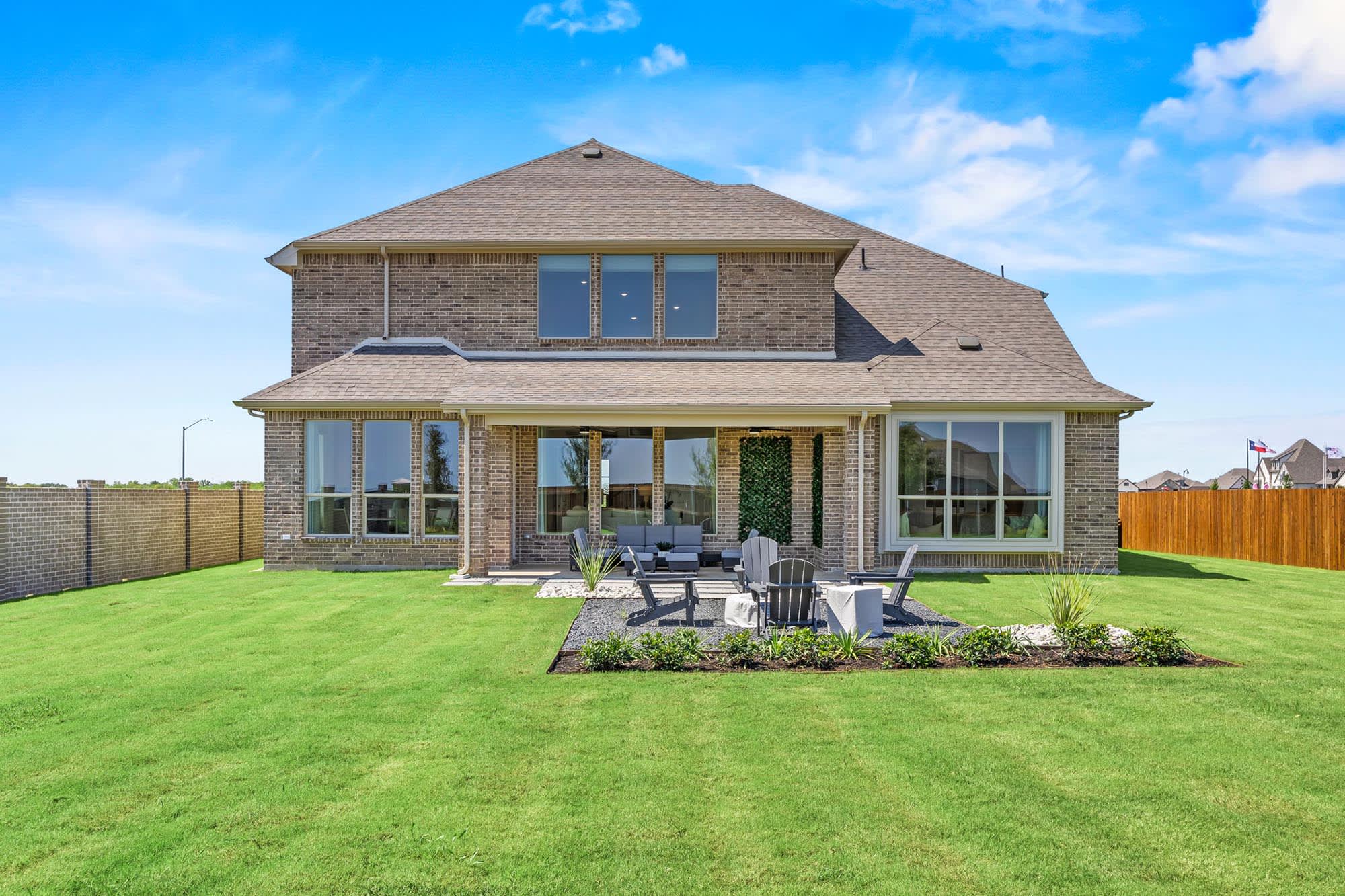 Rear Exterior | Myrtle Creek in Waxahachie, TX by Landsea Homes