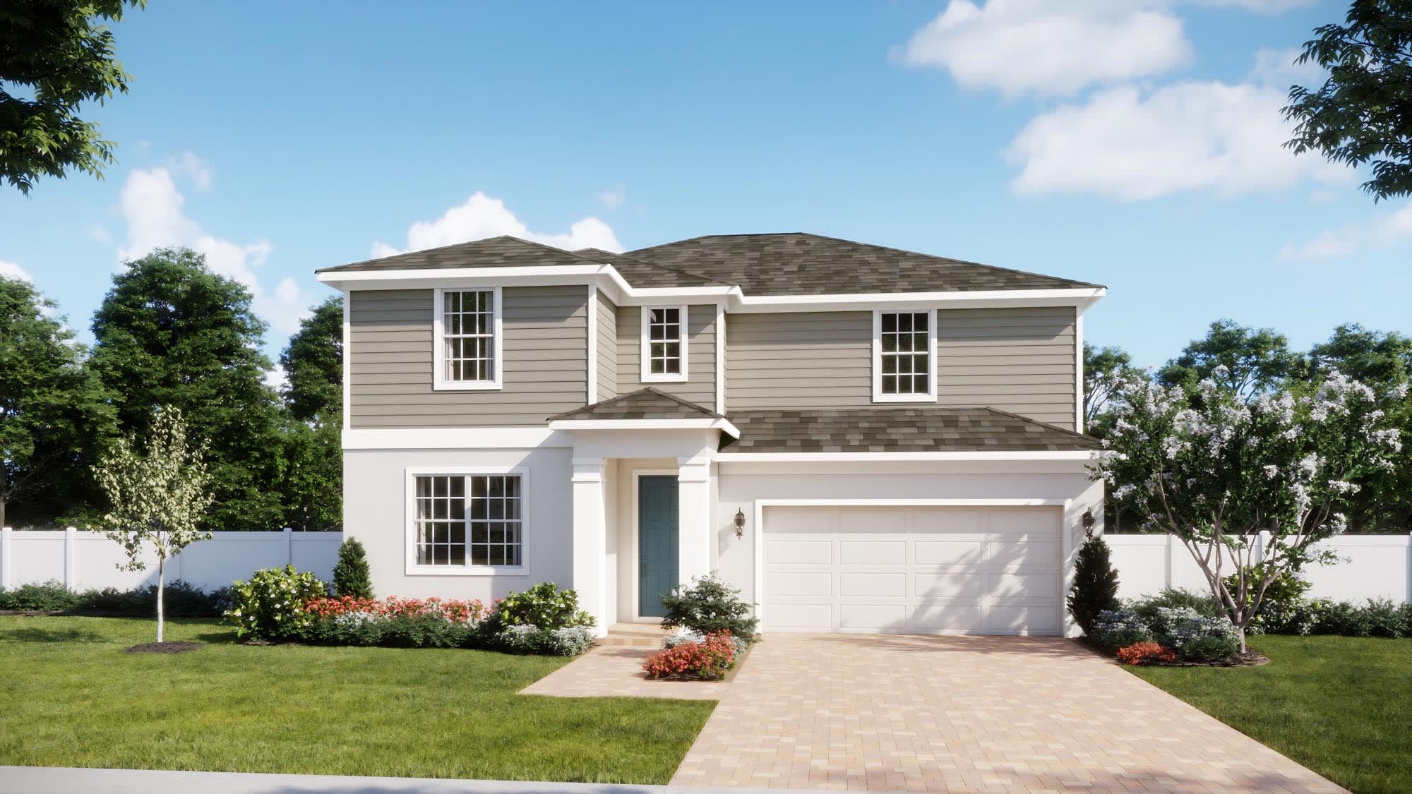 Traditional Elevation - Magnolia | New Homes in Central, FL by Landsea Homes