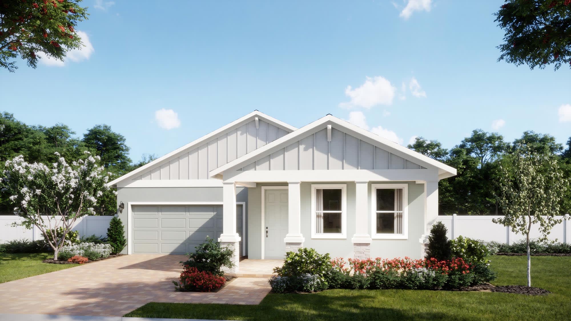 Vernacular Elevation - Myrtle | Oakview | New Homes in Apopka, FL | Landsea Homes