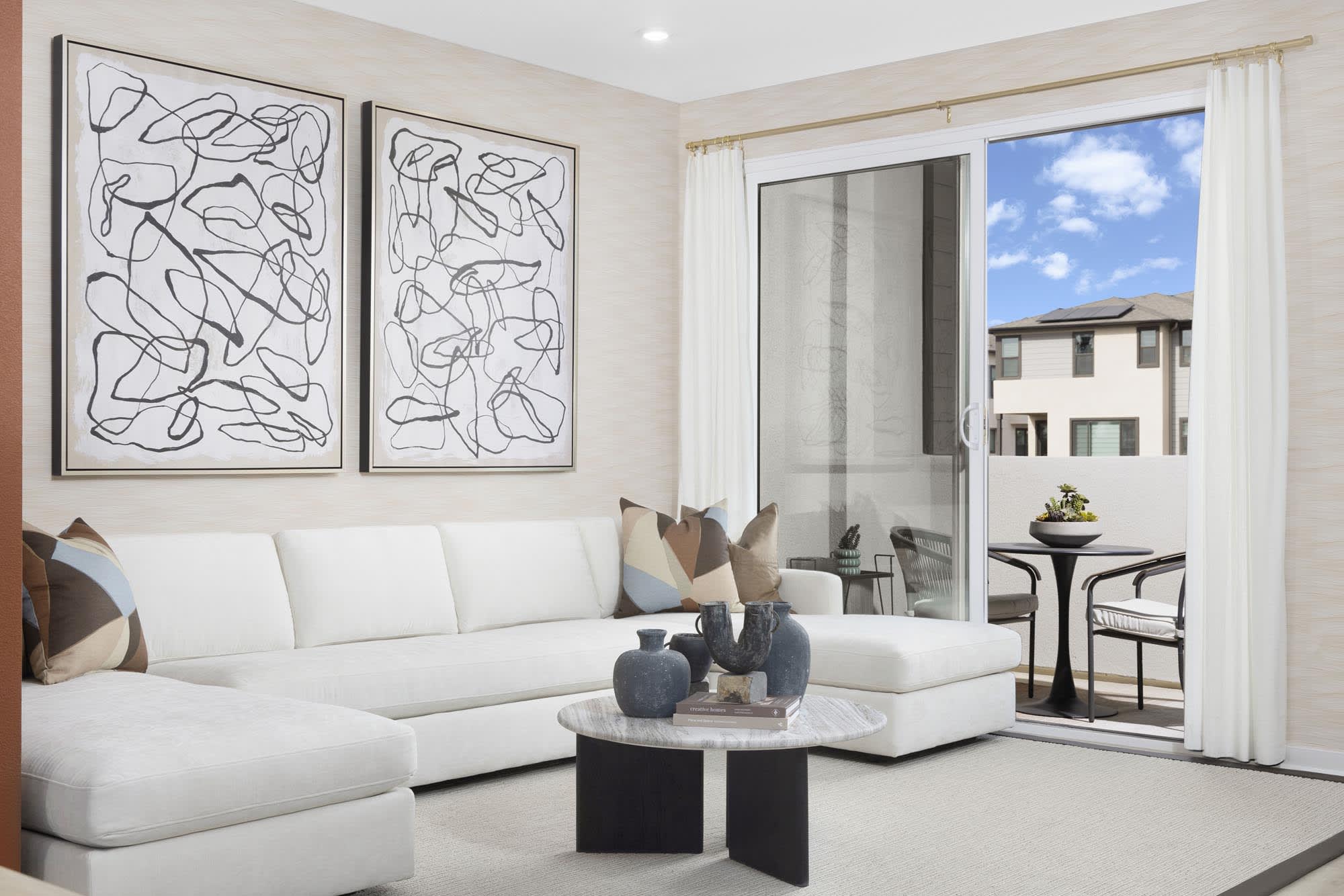 Great Room – Plan Five at Mason in Anaheim, CA by Landsea Homes