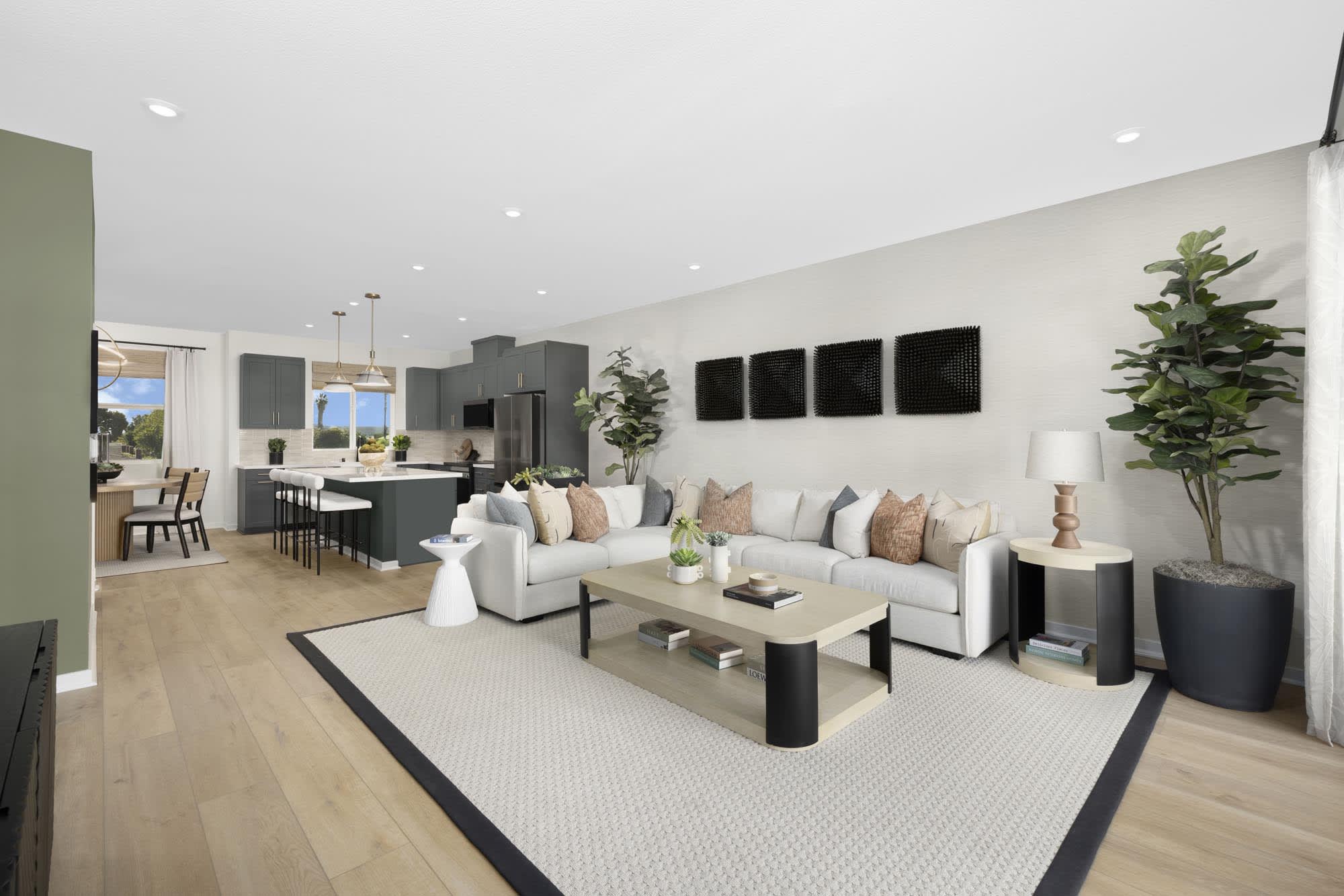 Great Room – Plan Six at Mason in Anaheim, CA by Landsea Homes